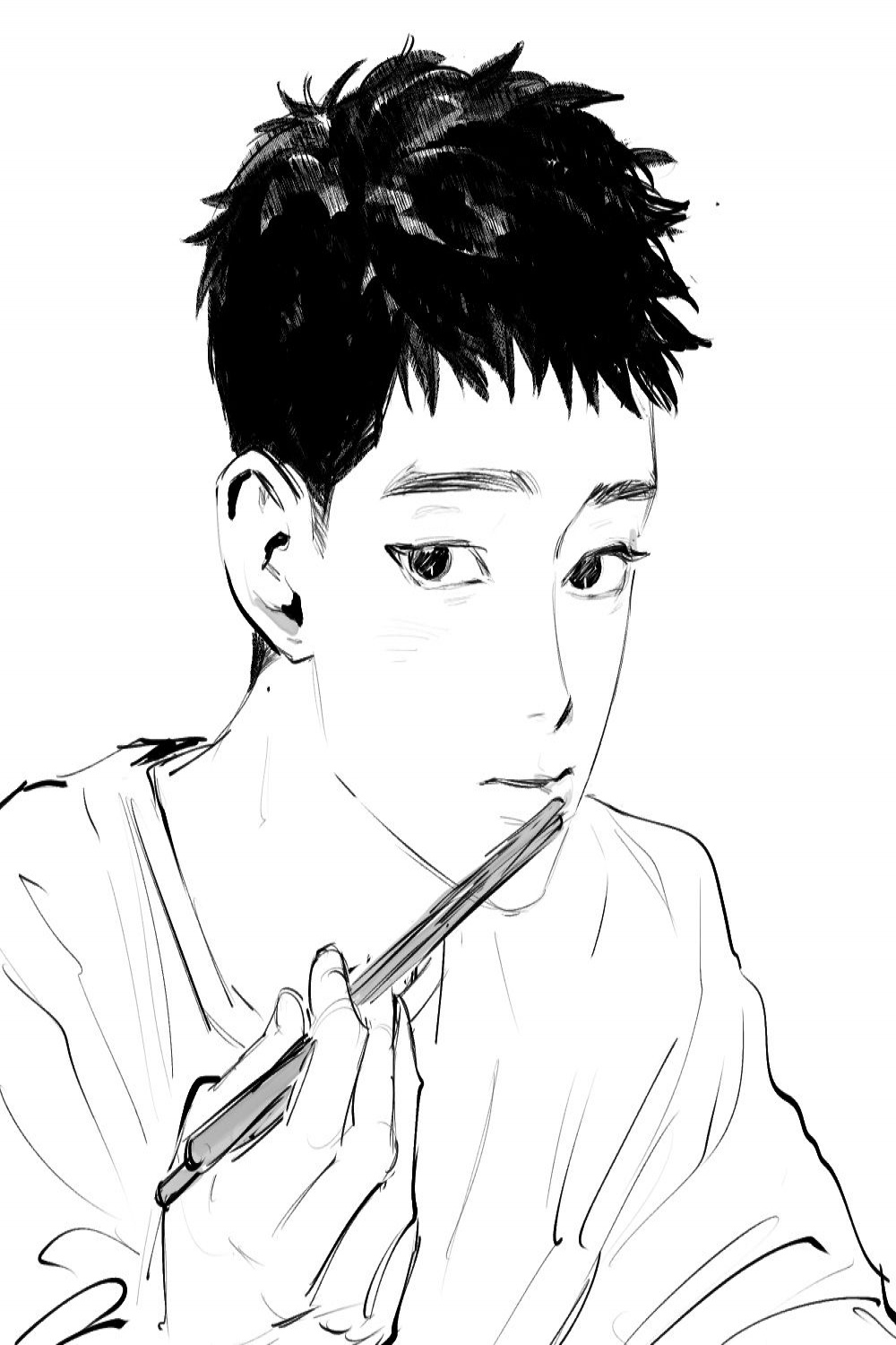 的 个KOREAN STYLE DRAWING 点子
