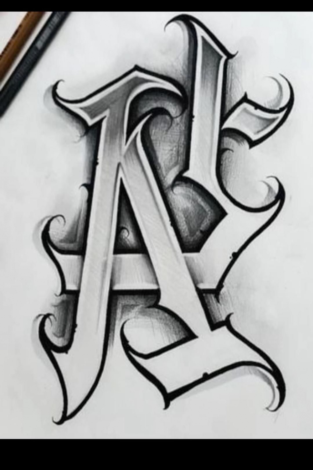 La tattoo work in   Tattoo lettering fonts, Cholo tattoo
