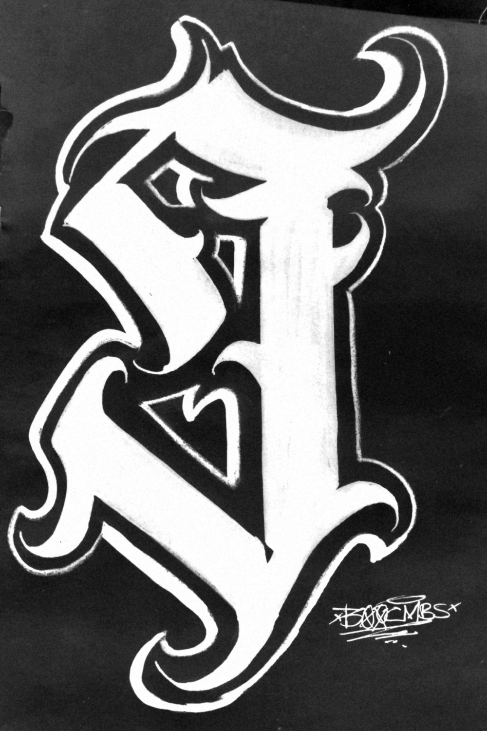 letra J  Chicano drawings, Chicano lettering, Tattoo lettering design