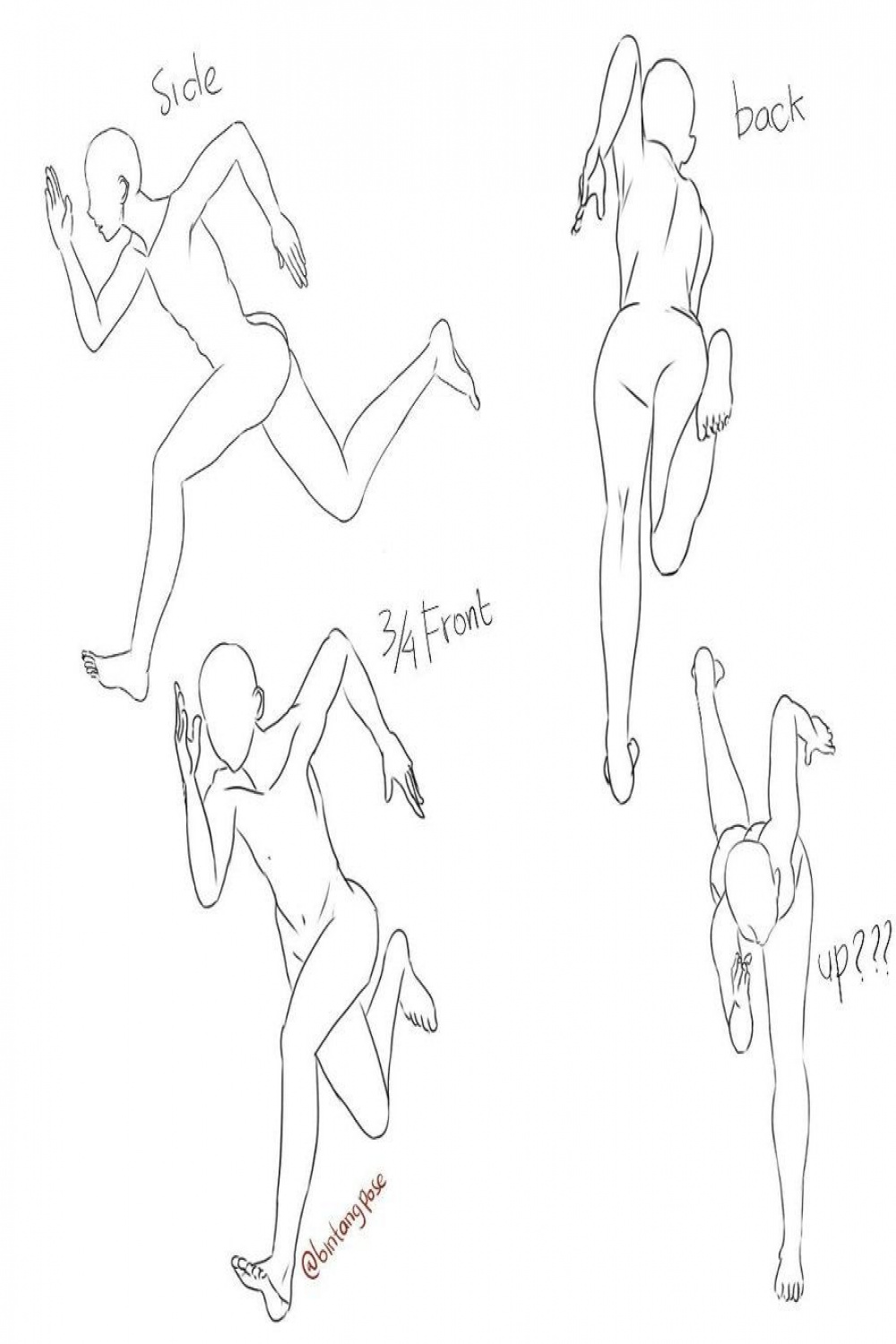 Male pose - running pose - by bintangpose https://i.pinimg