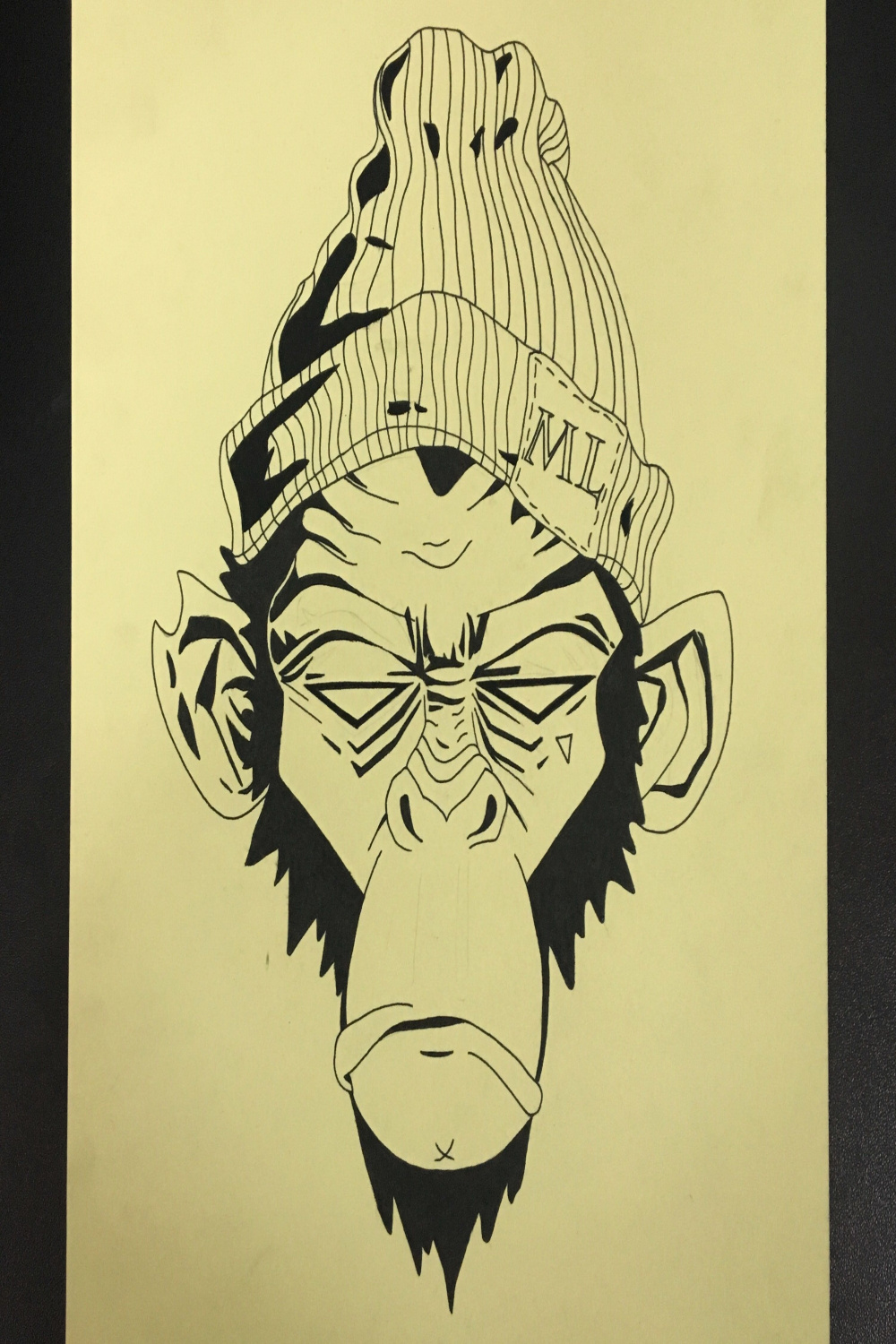 monkey #sketch #sketchbook #tuesday #drawing #draw #chimpanzee