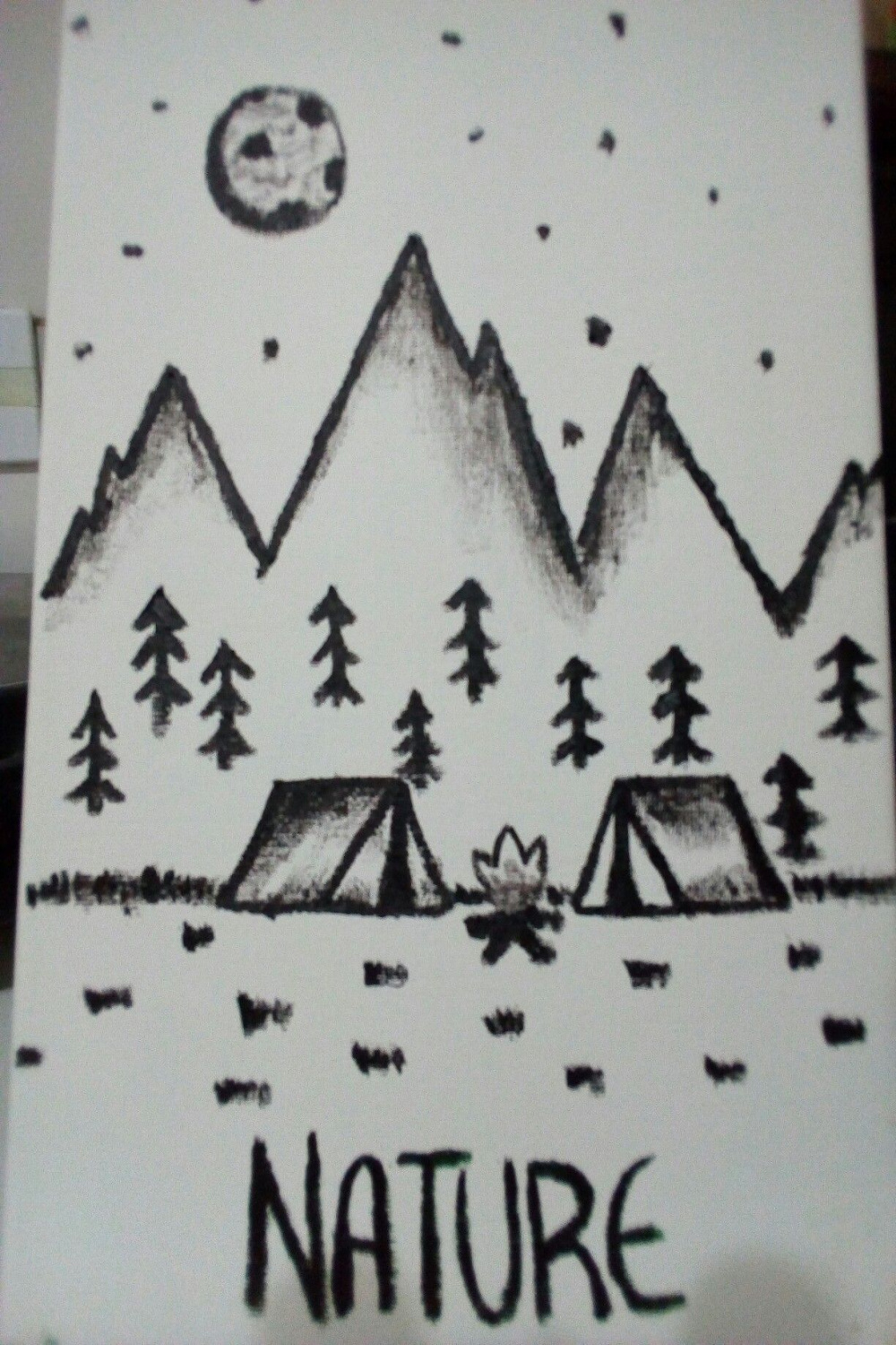 Nature, even in a simple drawing is powerful  Easy nature