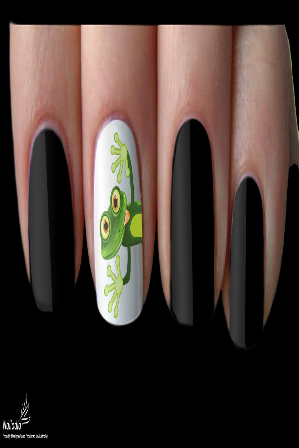 Niedlicher glücklicher Frosch Nail Art Decal Sticker - Etsy