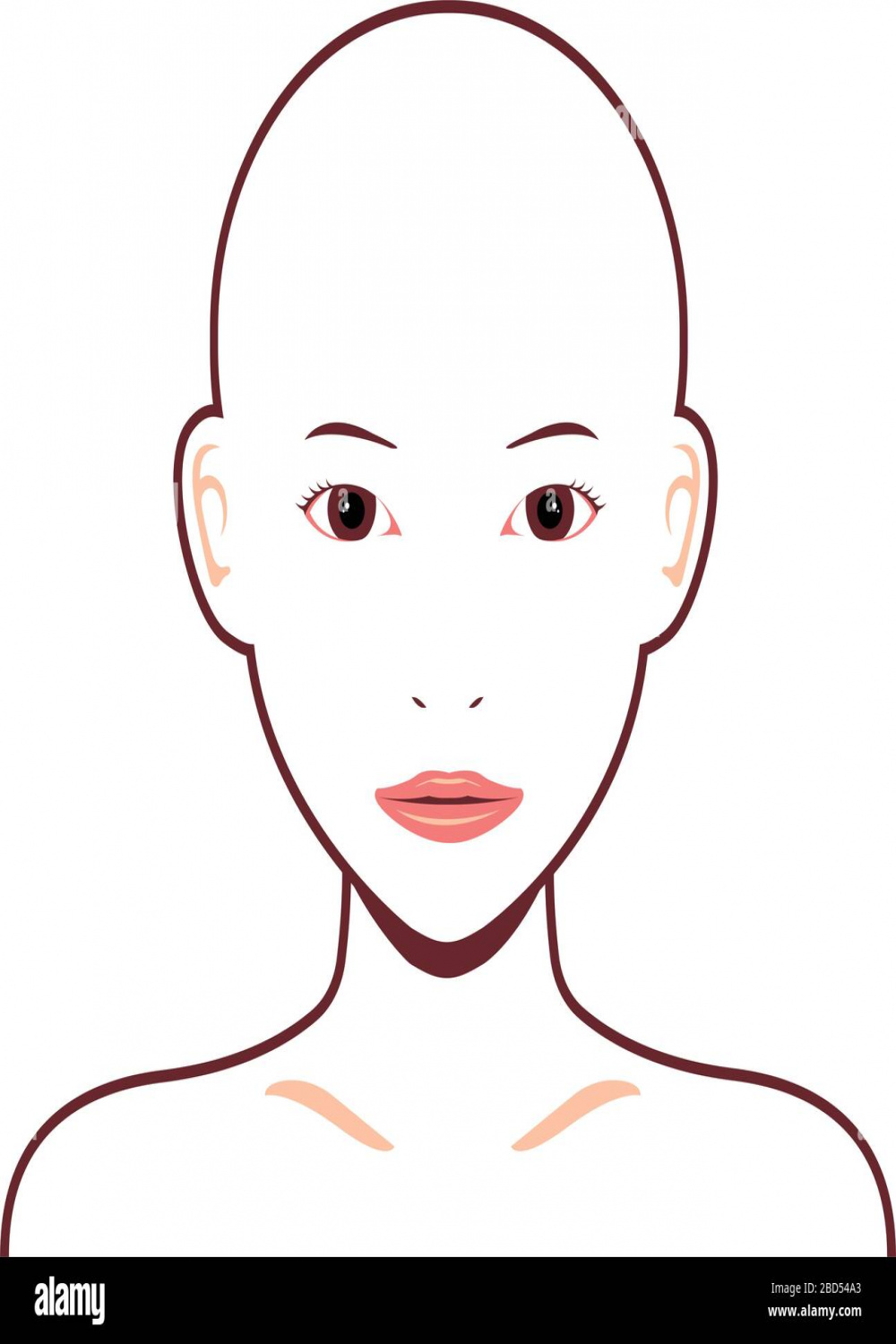 No face vector vectors hi-res stock photography and images - Alamy