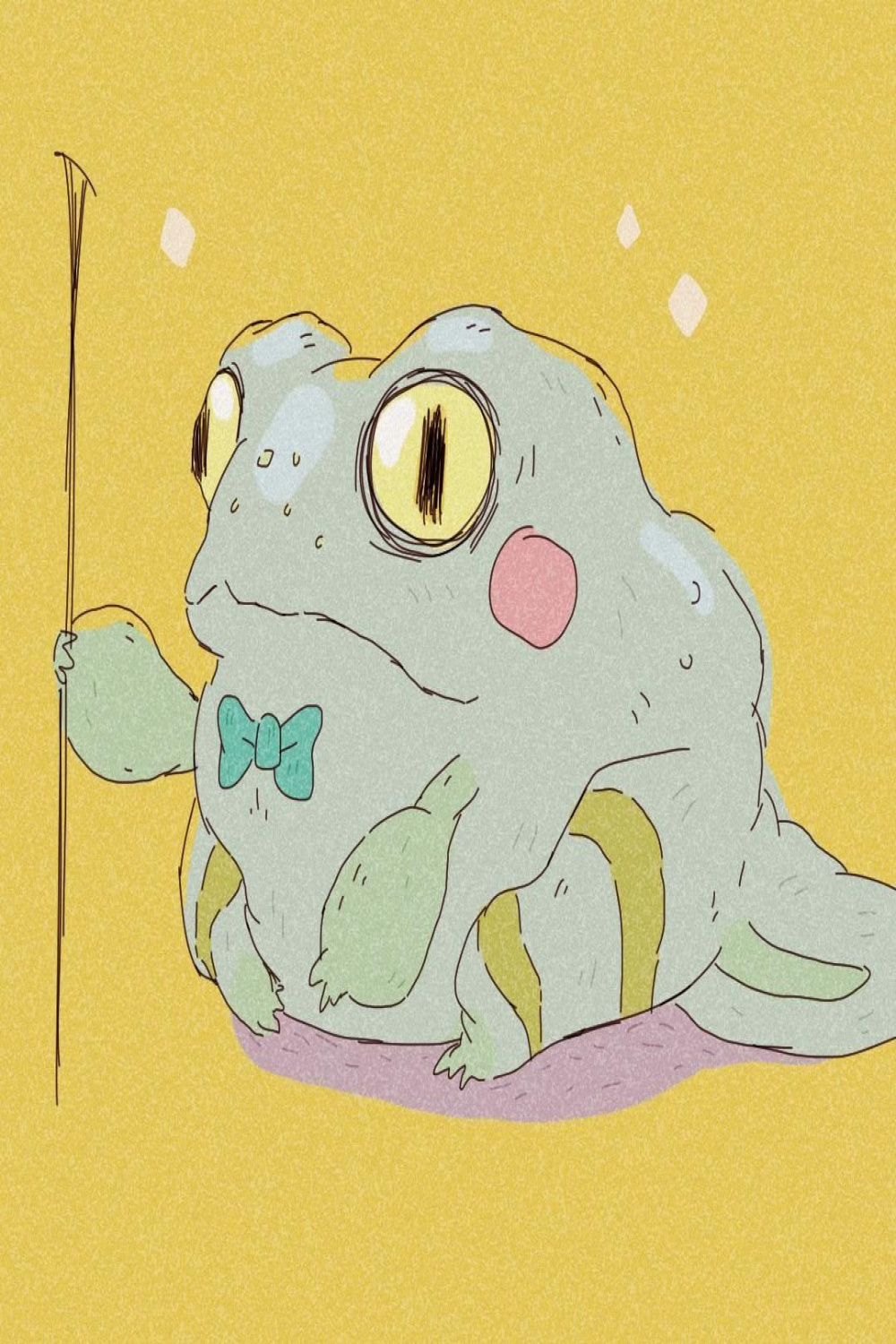 o＾▽＾o) Poto the Pollywog 🐸🎀🌿 Look at this pudgy boy