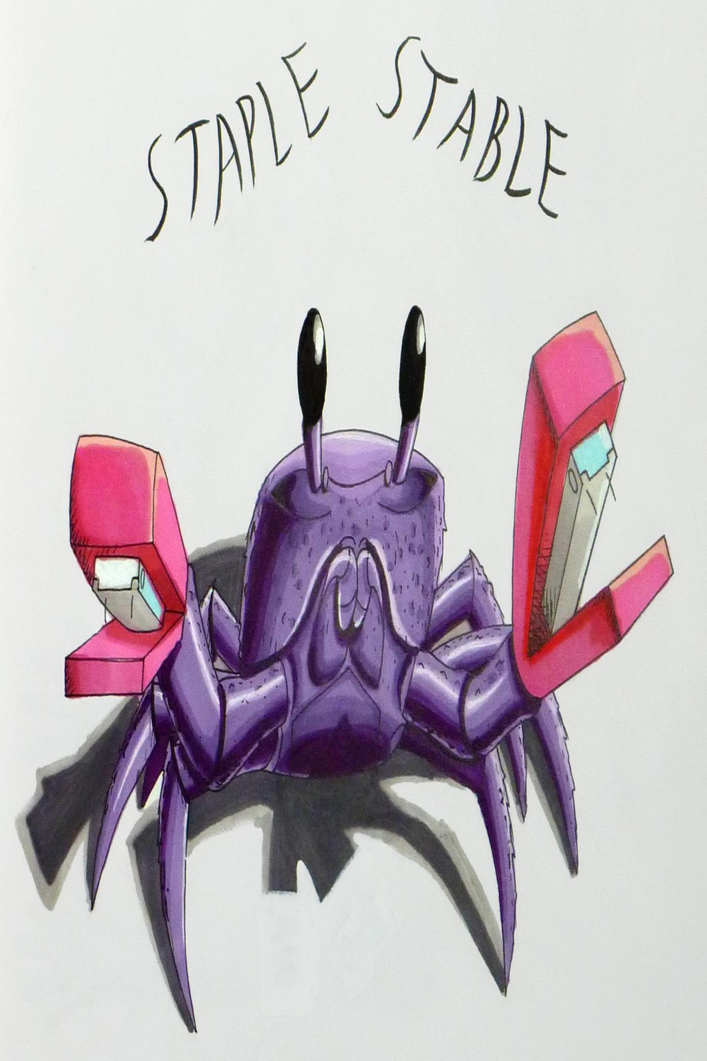OC Fanart] Hitagi Crab (literally:) : r/anime