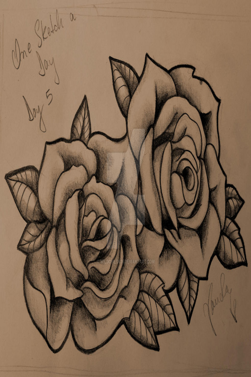 Old school roses by wildchild on DeviantArt