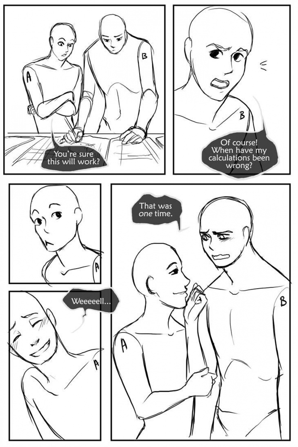 OPENYCH ] Calculation by SeraphicMayin  Comic drawing
