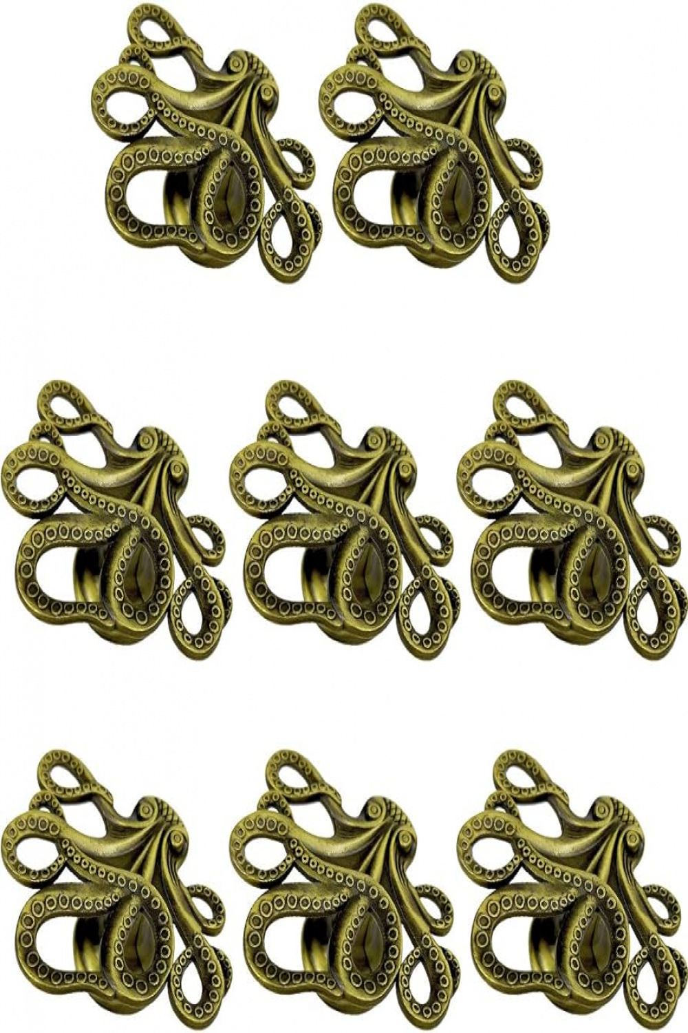 Pearlead Pack of  Nautical Cabinet Knobs, Octopus Drawer Knobs, Dresser  Knobs, Metal Knobs, Drawer Handles, Coastal Drawer Handles, Beach Decor for