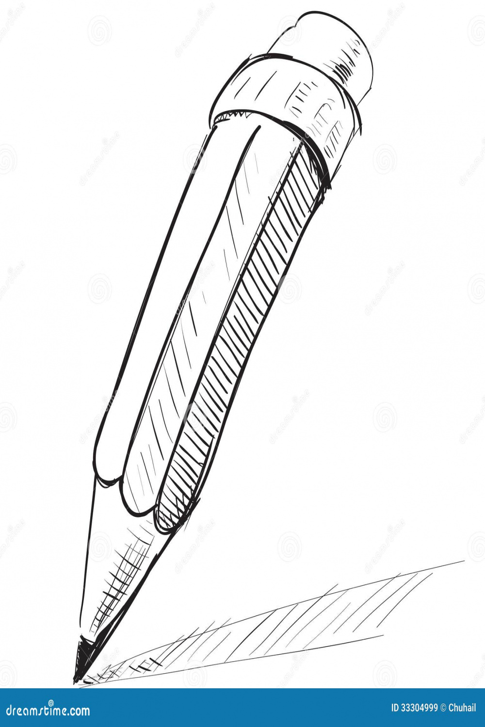 Pencil Sketch Cartoon Stock Illustrations – , Pencil Sketch