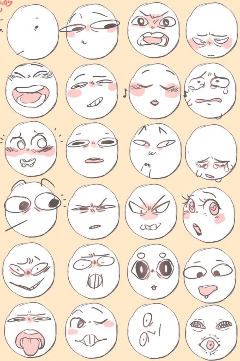 Pin by Classy Nerd on Drawing  Drawing face expressions, Drawing