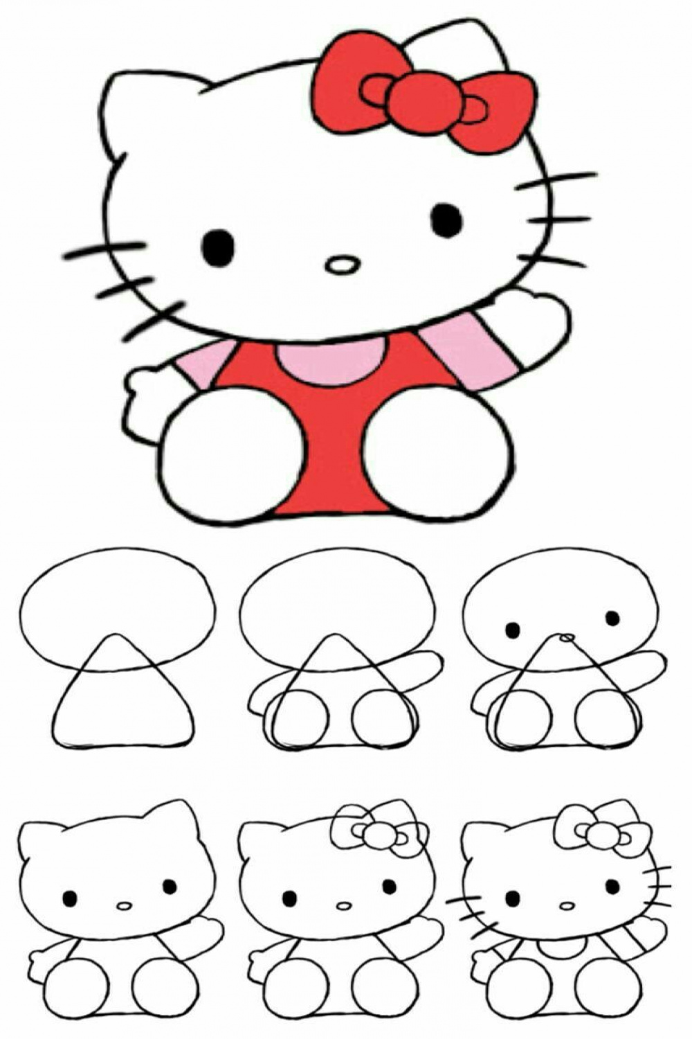 Pin by Jacquie Root-Daugherty on How to drawing  Kitty drawing