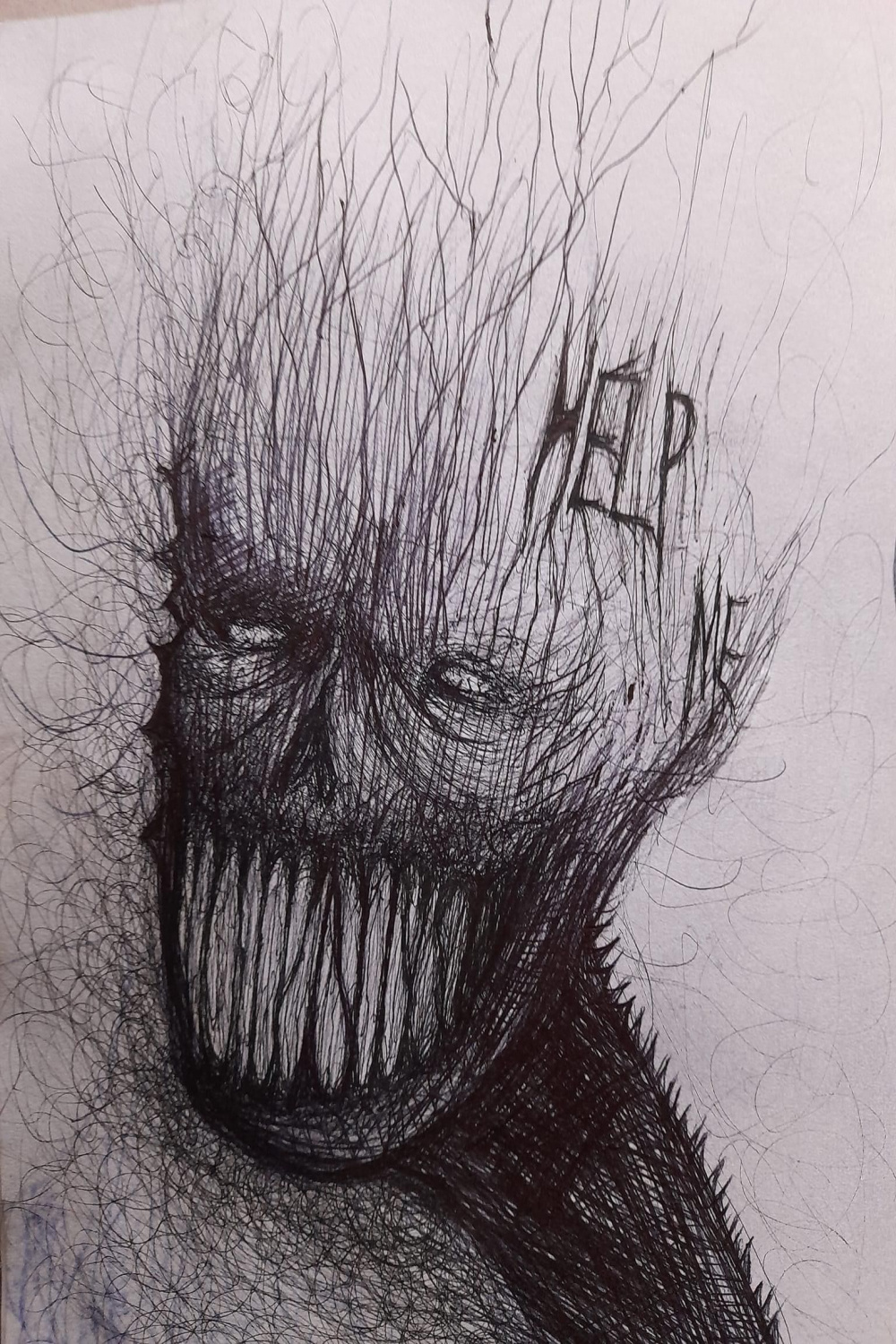 Pin by Lewis on Illustration  Scary drawings, Creepy drawings
