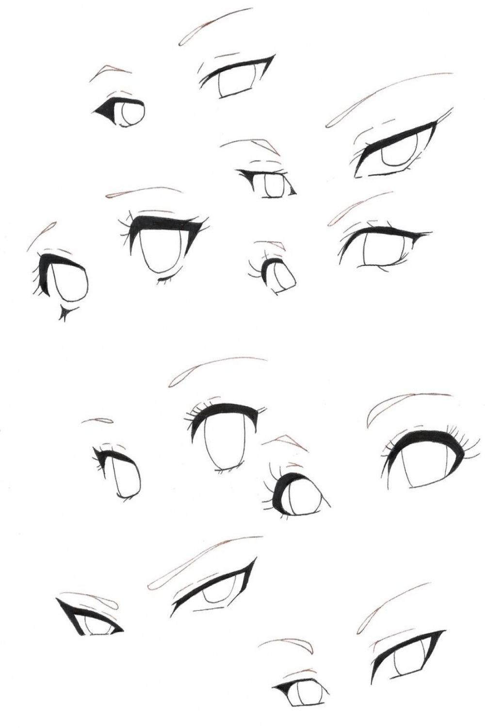 Pin by Maha fatimah on others  Eye drawing tutorials, Anime