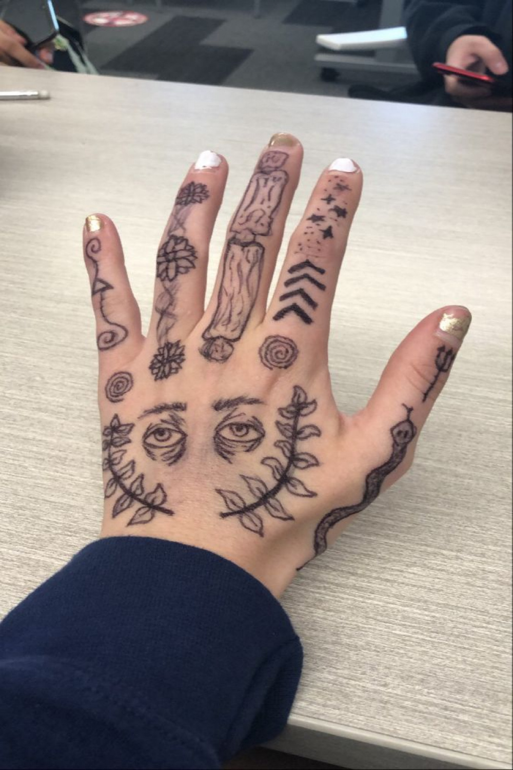 Pin by Max on ink flash sheet  Hand and finger tattoos, Pretty