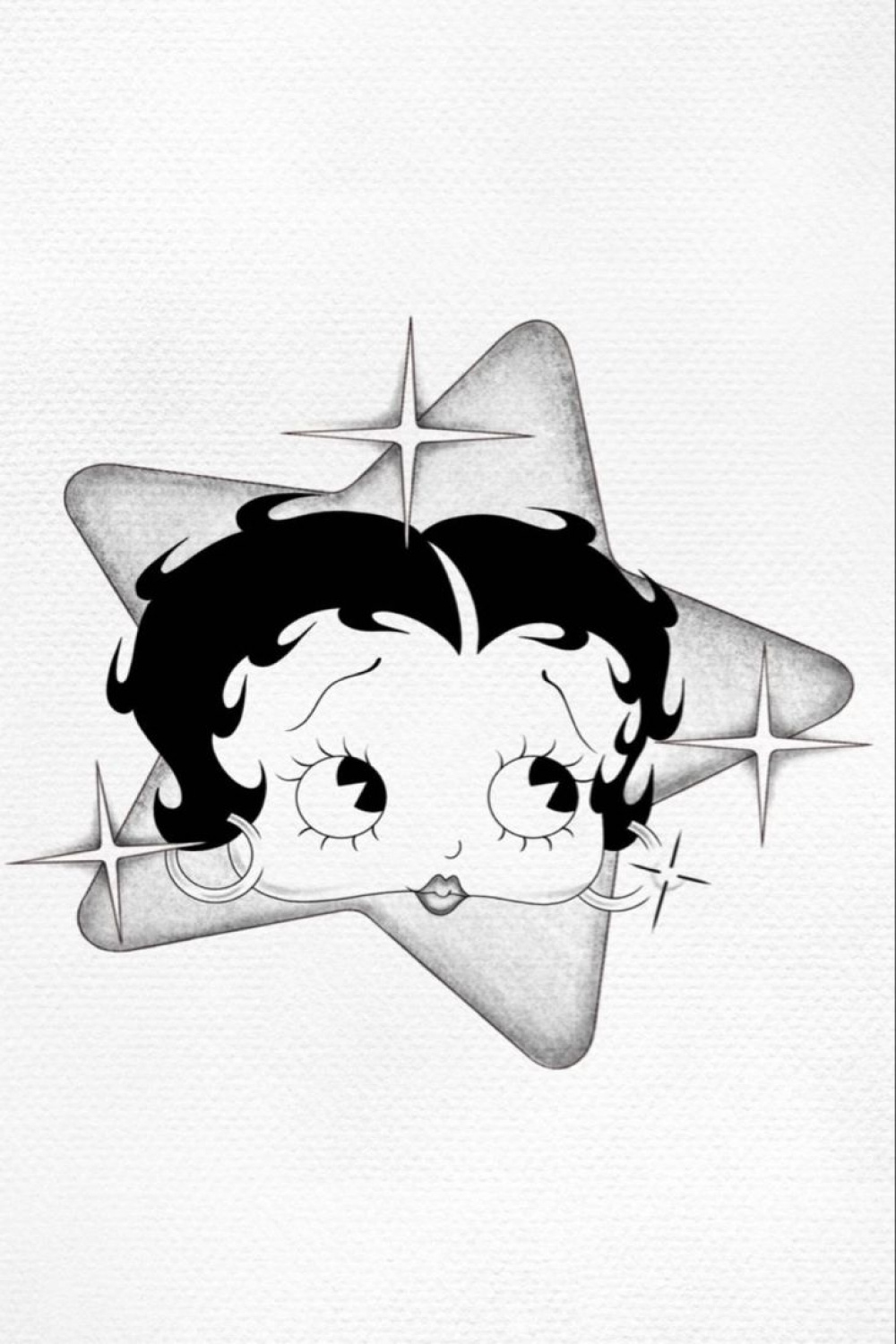 Pin by Valeria Guerrero on Drawings in   Betty boop art