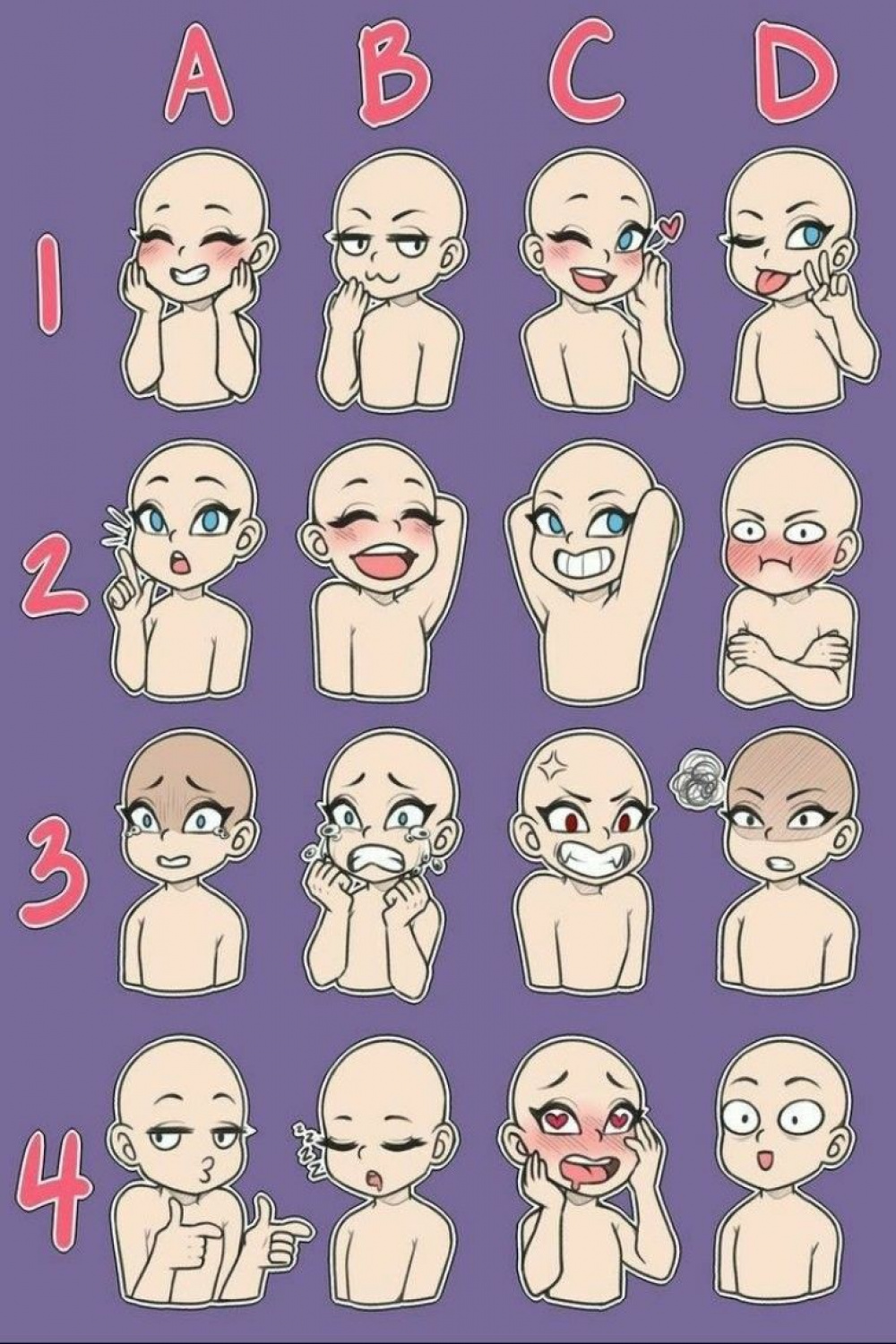 Pin by Vampire Relative on Tutorial  Drawing face expressions