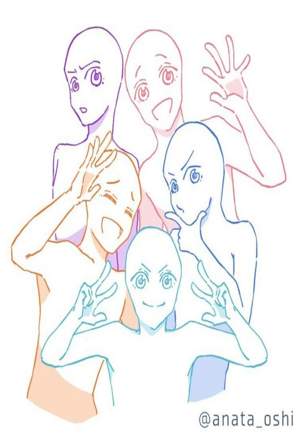 Pin by -Xia on art base in   Anime poses reference, Drawings
