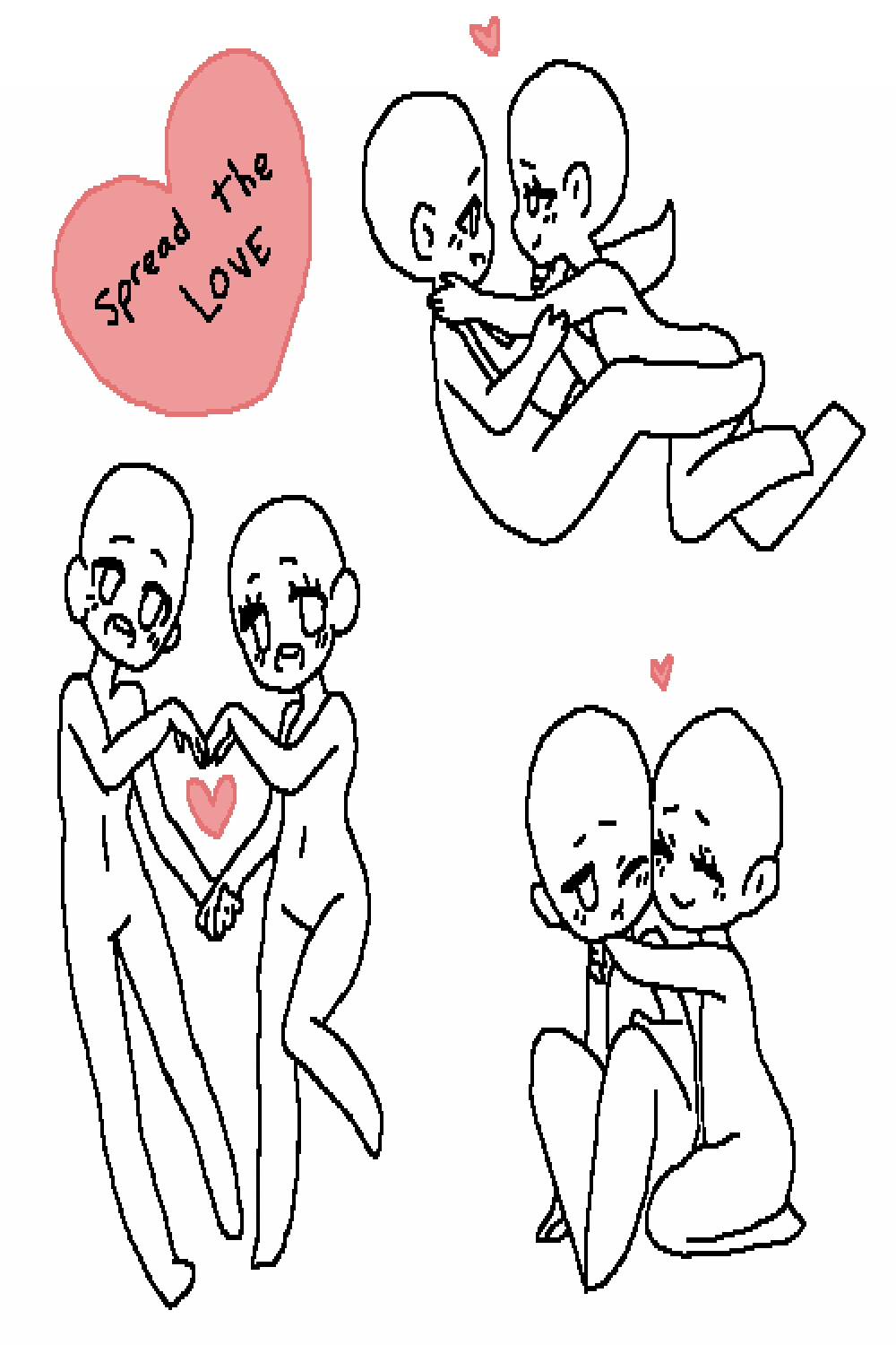 Pixilart - love bases by Andrea-nava