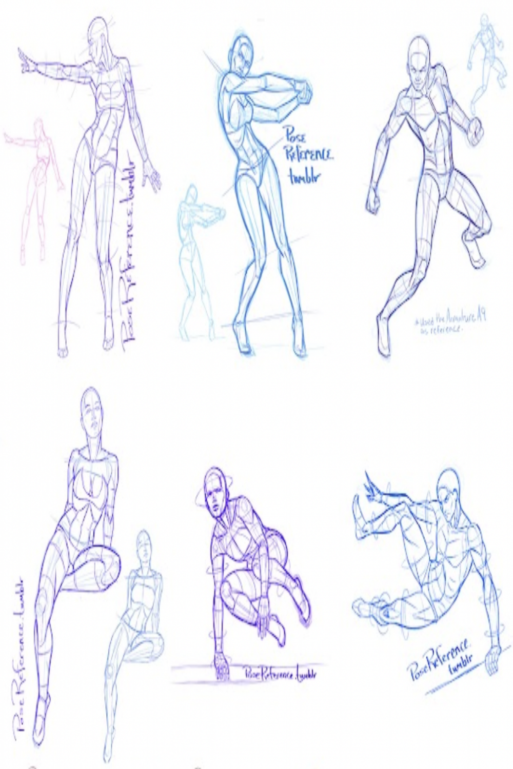 Pose Reference — I have a bunch of free pose art references on my