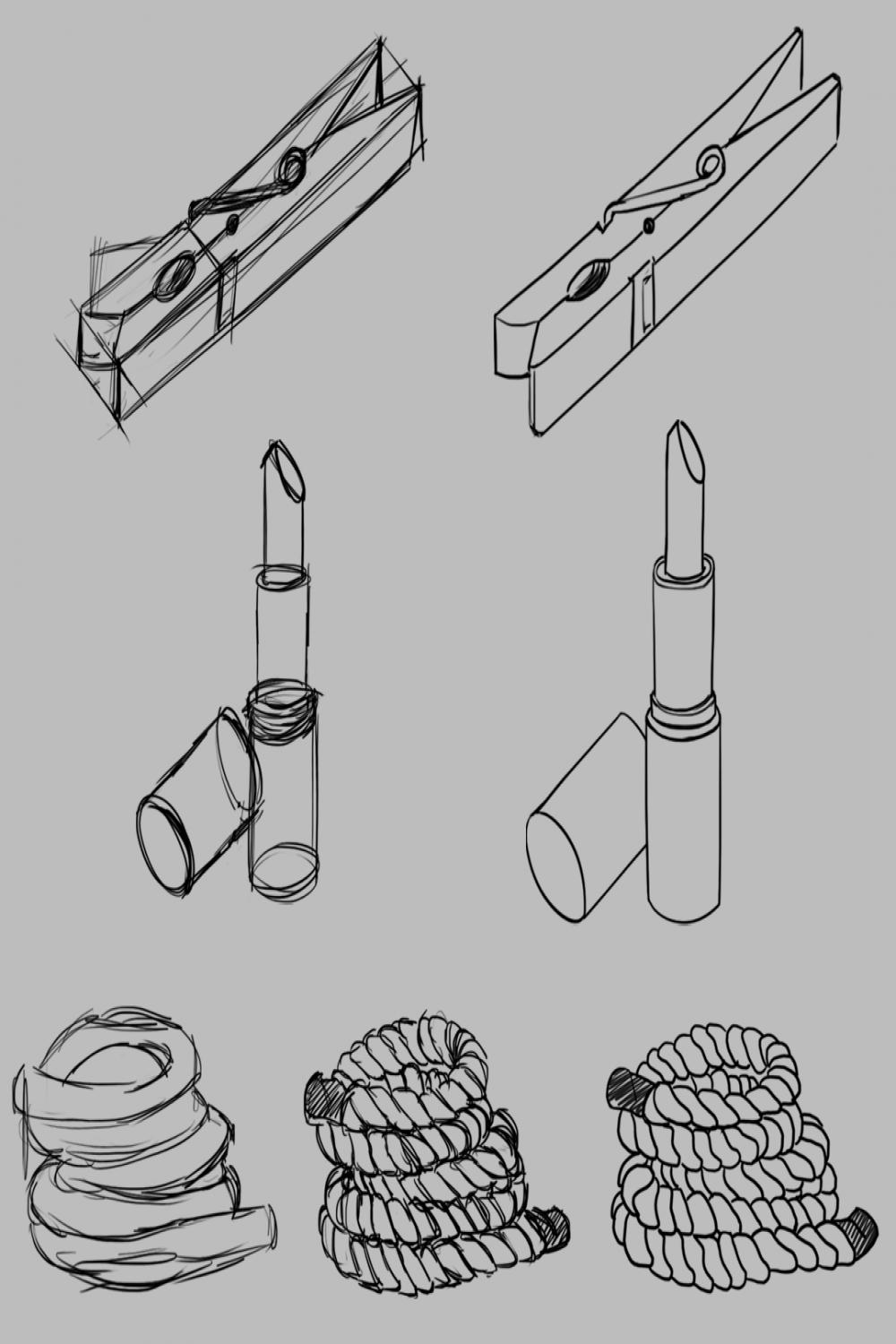 Practicing more objects from reference by RhoviArt on DeviantArt