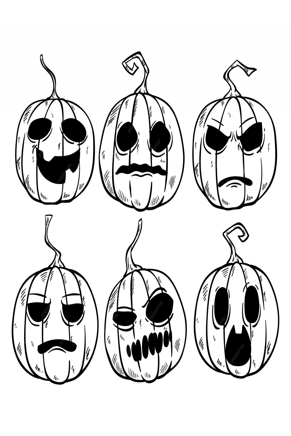 Premium Vector  Funny expression of halloween pumpkin with hand
