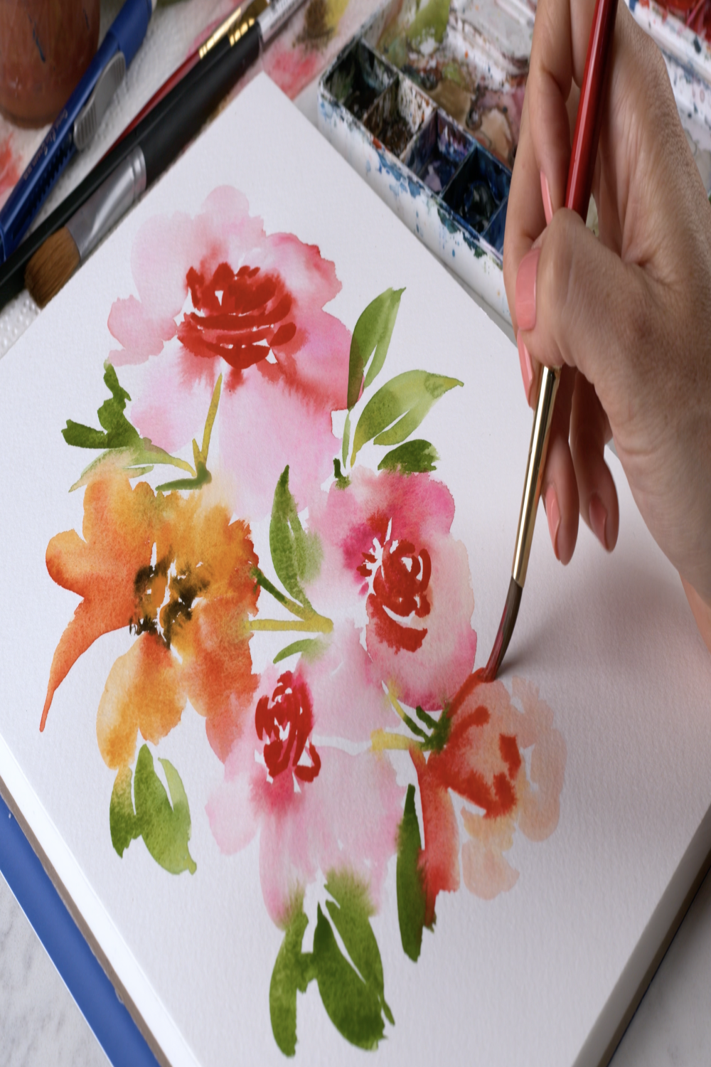 Principles of Watercolor Flowers