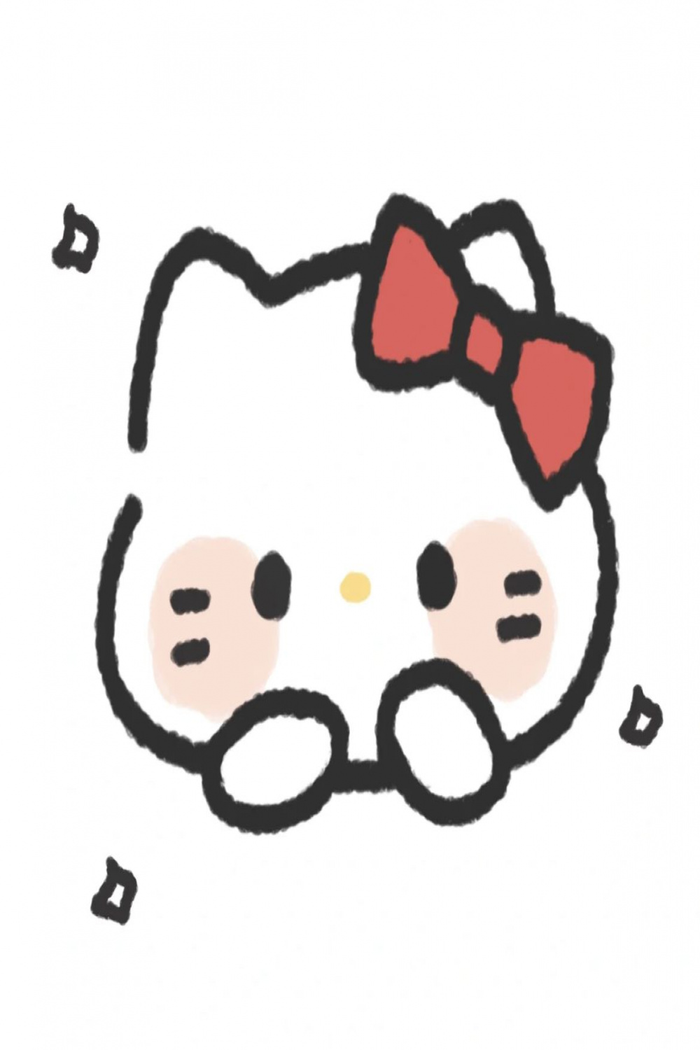 Promesse 🦋  Hello kitty, Hello kitty art, Kitty drawing