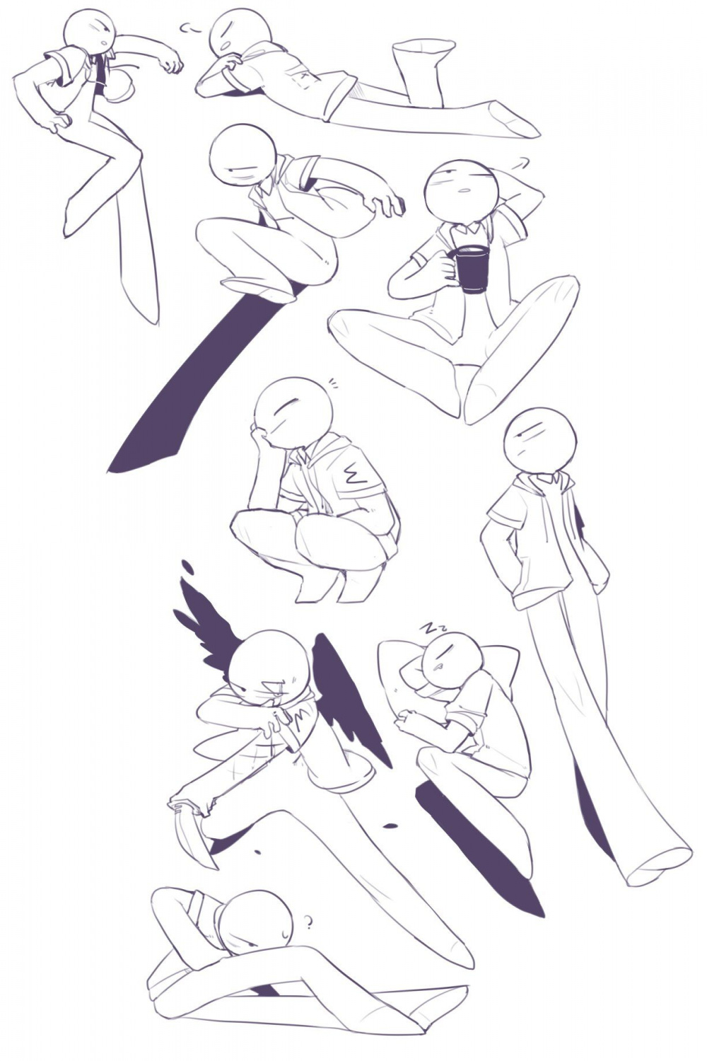 ℝ𝕒𝕓𝕓𝕚𝕥—— on Twitter  Drawing reference poses, Drawing base