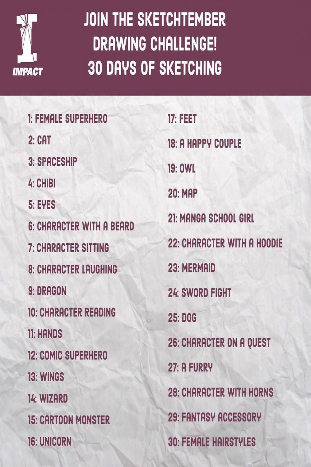 Ready for a new drawing challenge? It