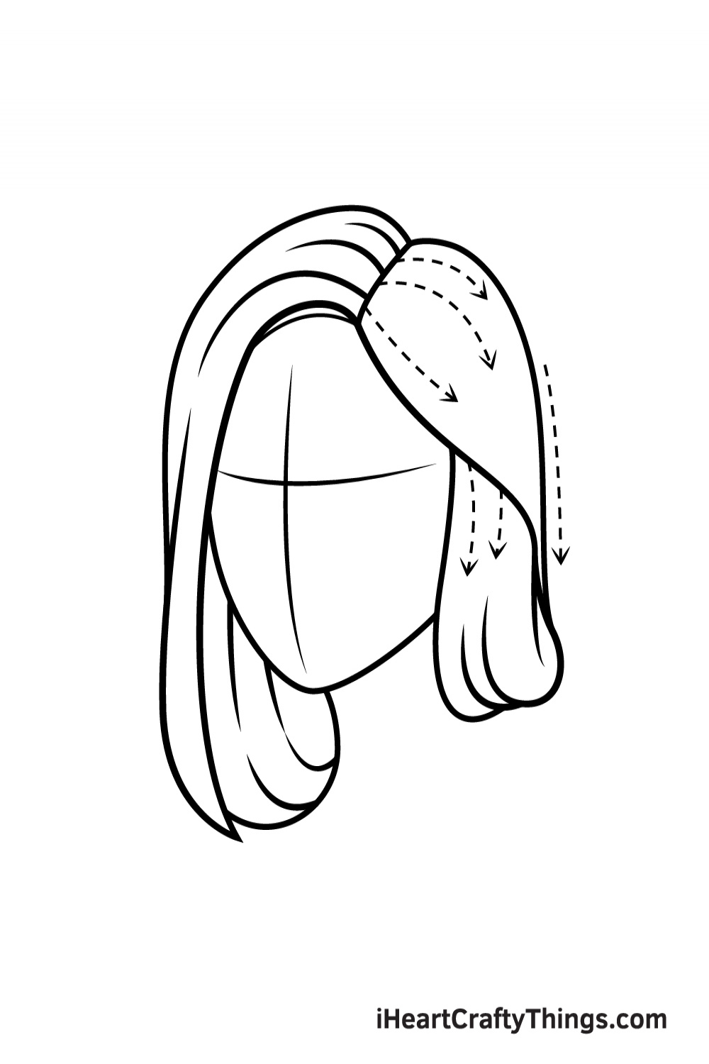 Realistic Hair Drawing - How To Draw Realistic Hair Step By Step