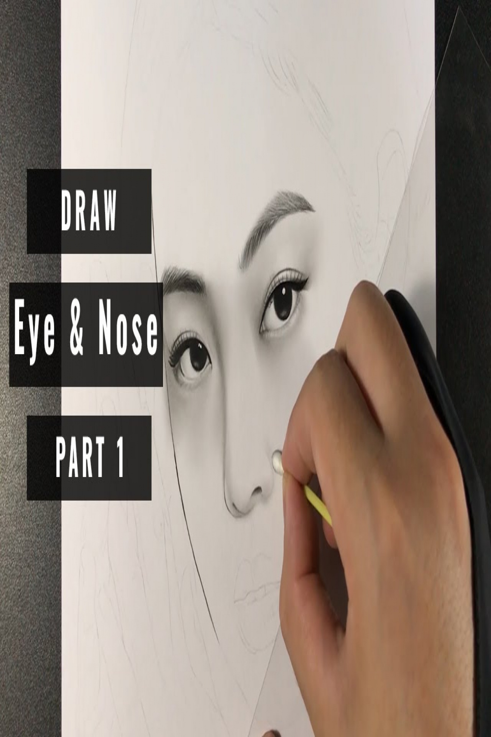 RealTime Drawing Blackpink Jennie Part : Draw Eyes & Nose
