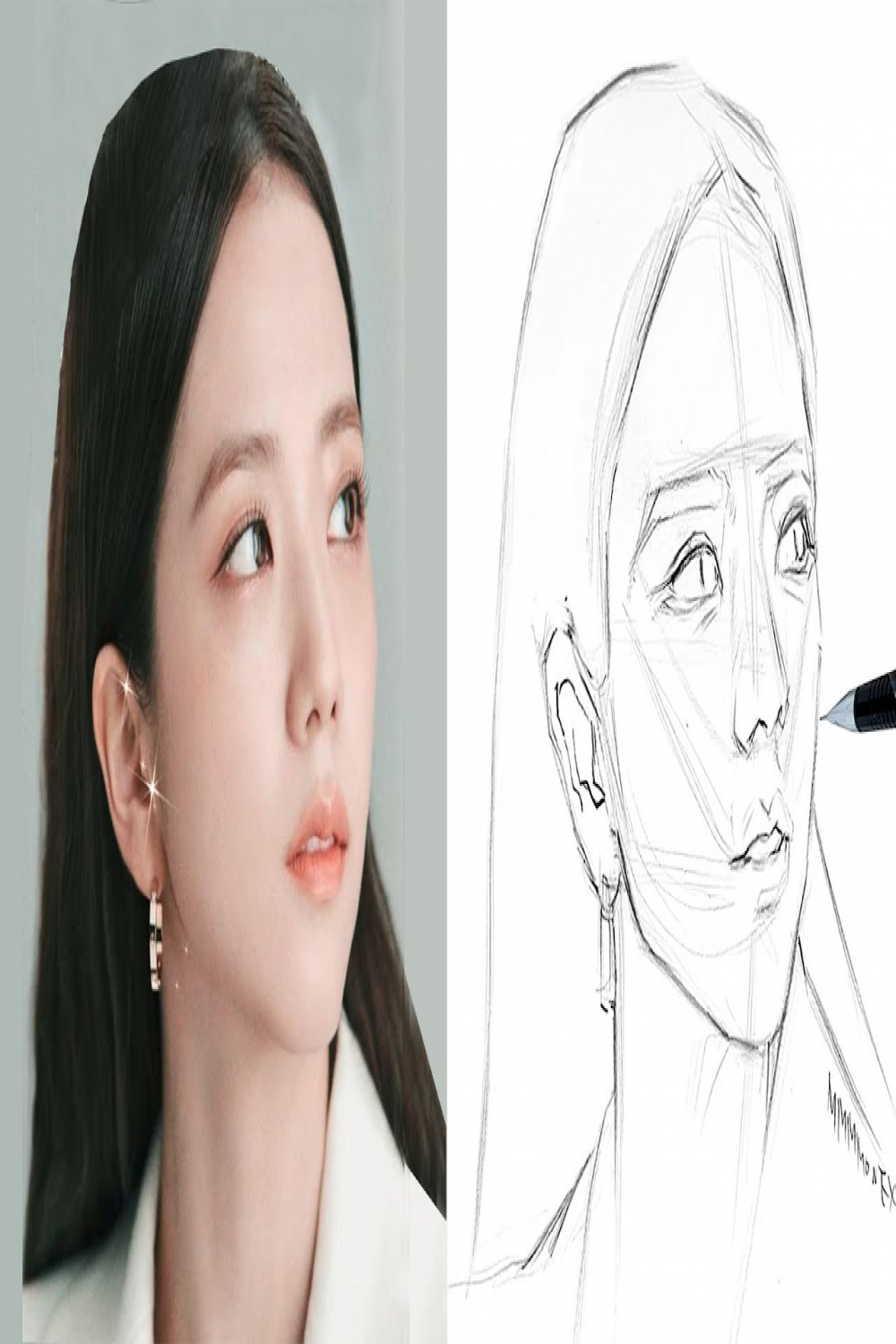 ✍🏻 REFERENCE CLASS-"JISOO"-GETTING FEATURE,LOOK LIKE REFERENCE ✍🏻