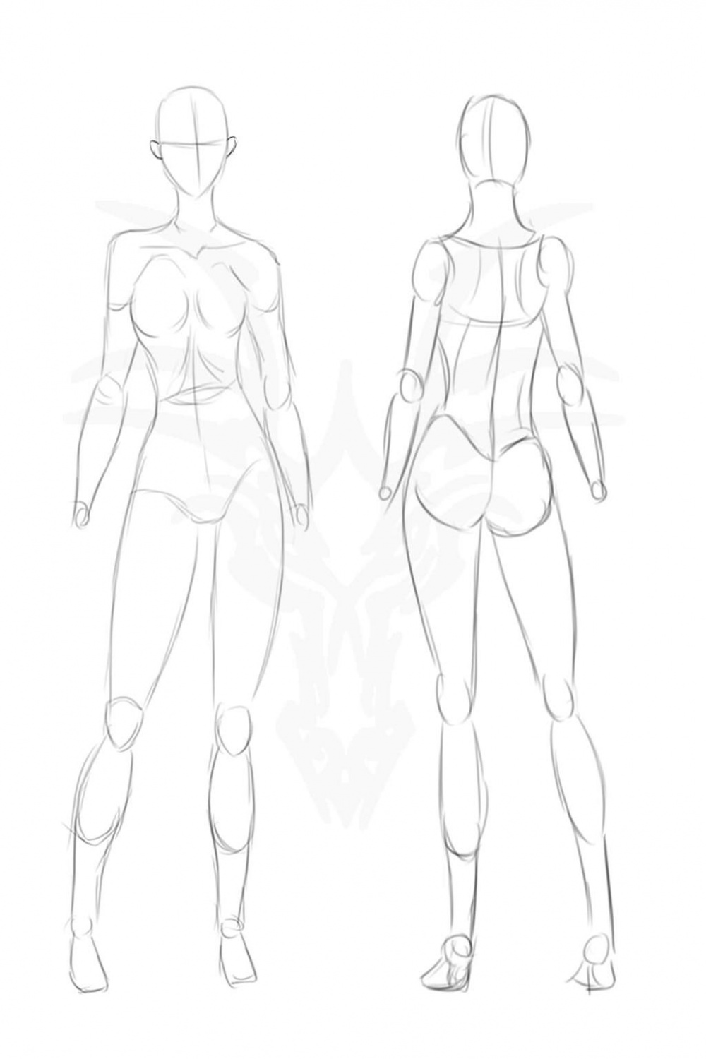 Reference Pose Sketch  by WaywardWarriorDesign on DeviantArt