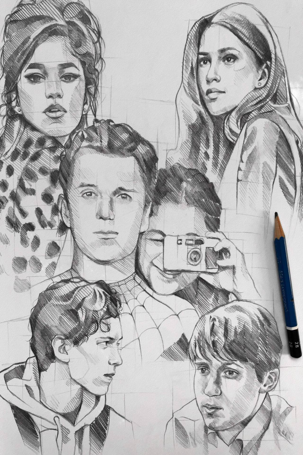 Reichen — Some Tom & Zendaya sketches!