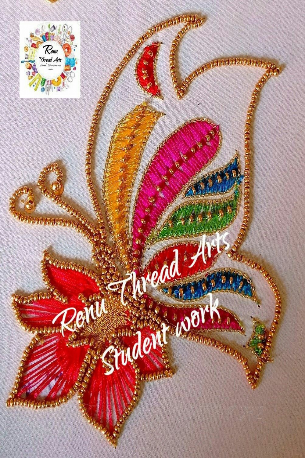 Renu Thread Arts - Aari embroidery Student Priyanga