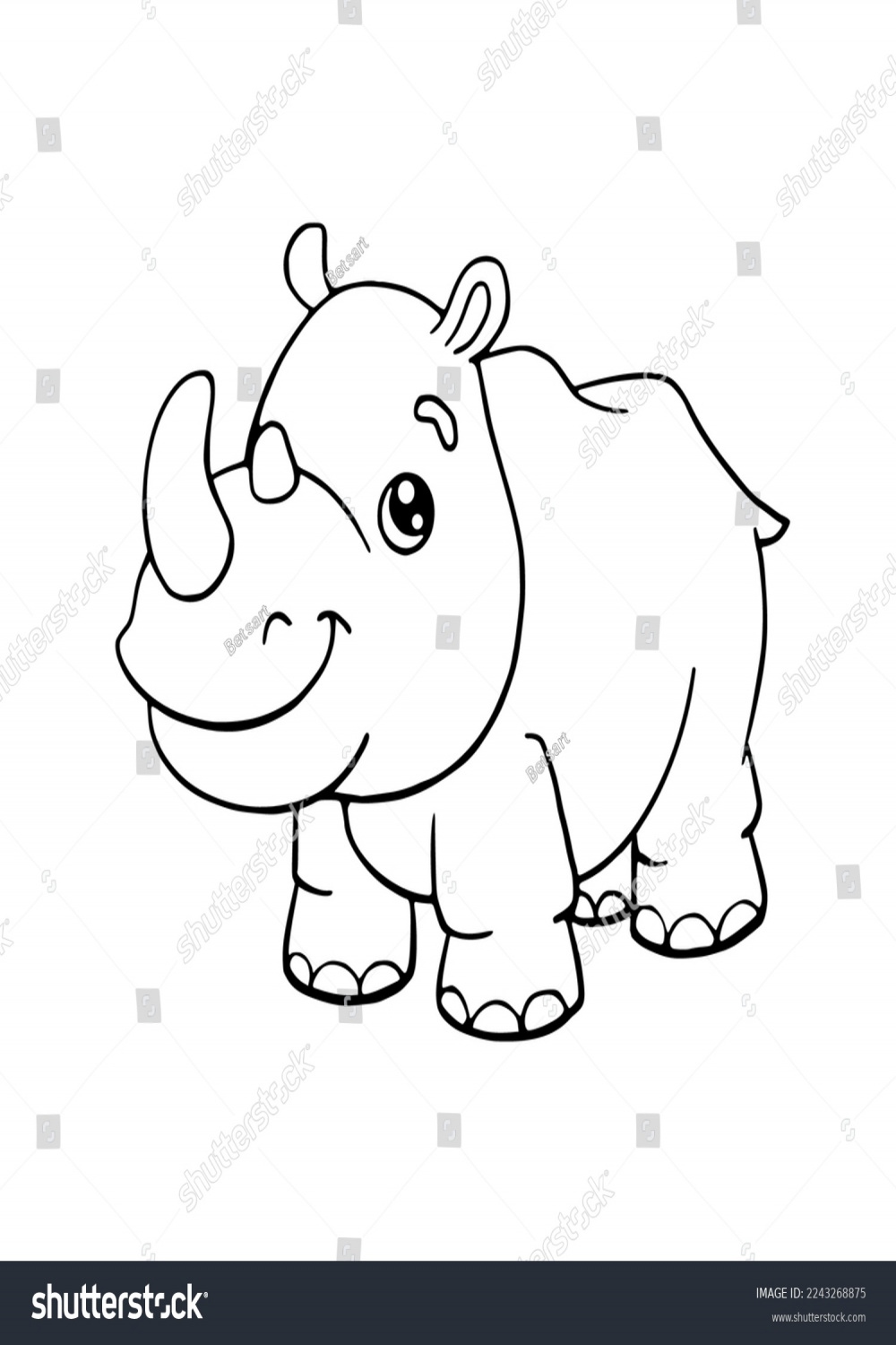 , Rhino Outline Images, Stock Photos, D objects, & Vectors