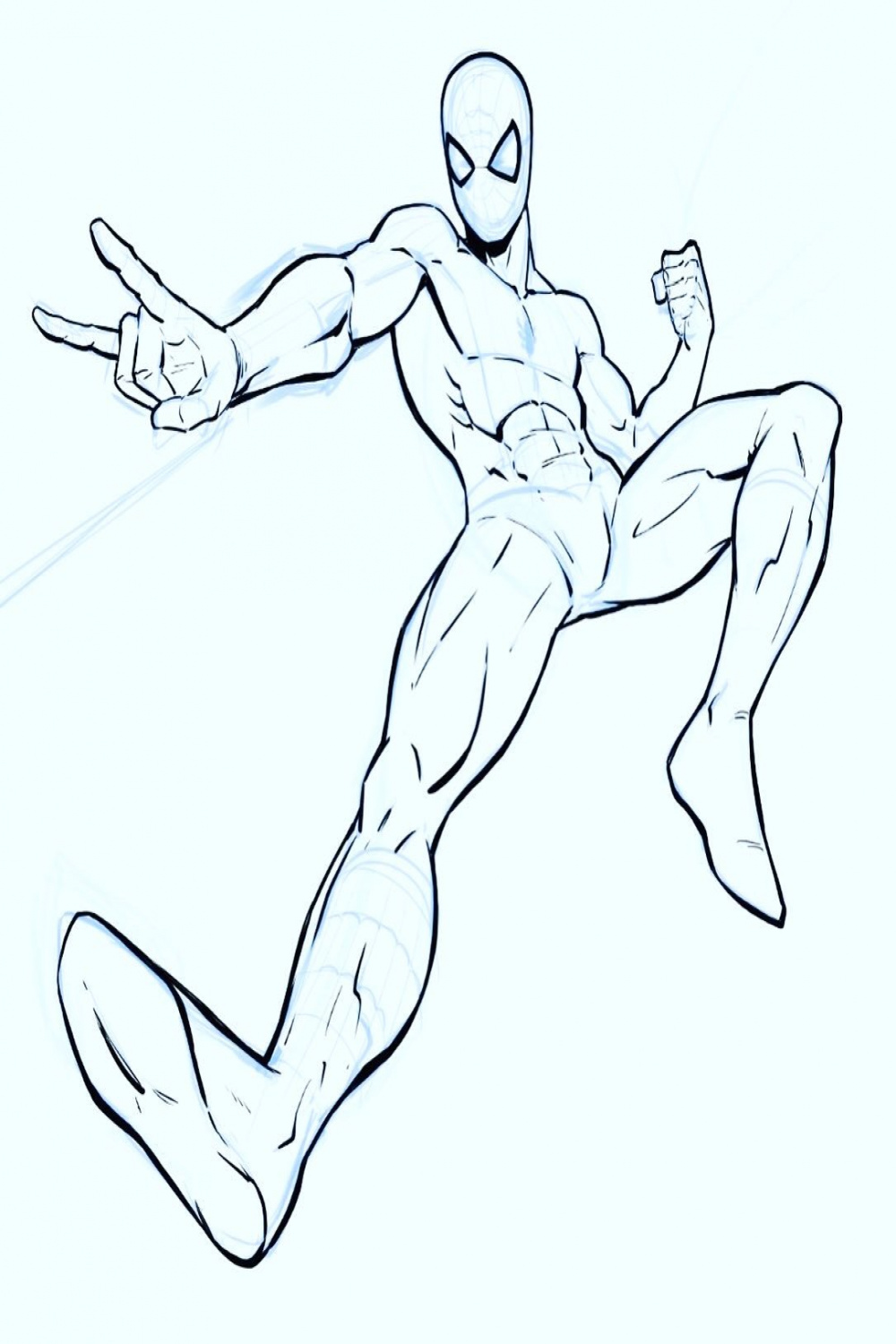 Robert A. Marzullo on X: "More Spidey pose practice