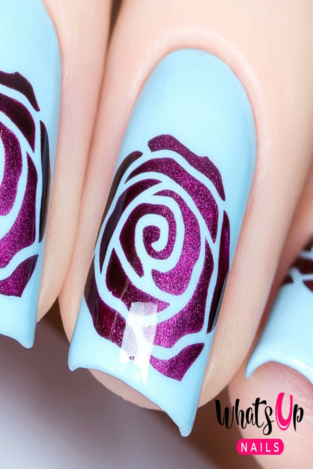 Rose Blütenblätter Schablonen für Nägel Valentinstag Nagel - Etsy