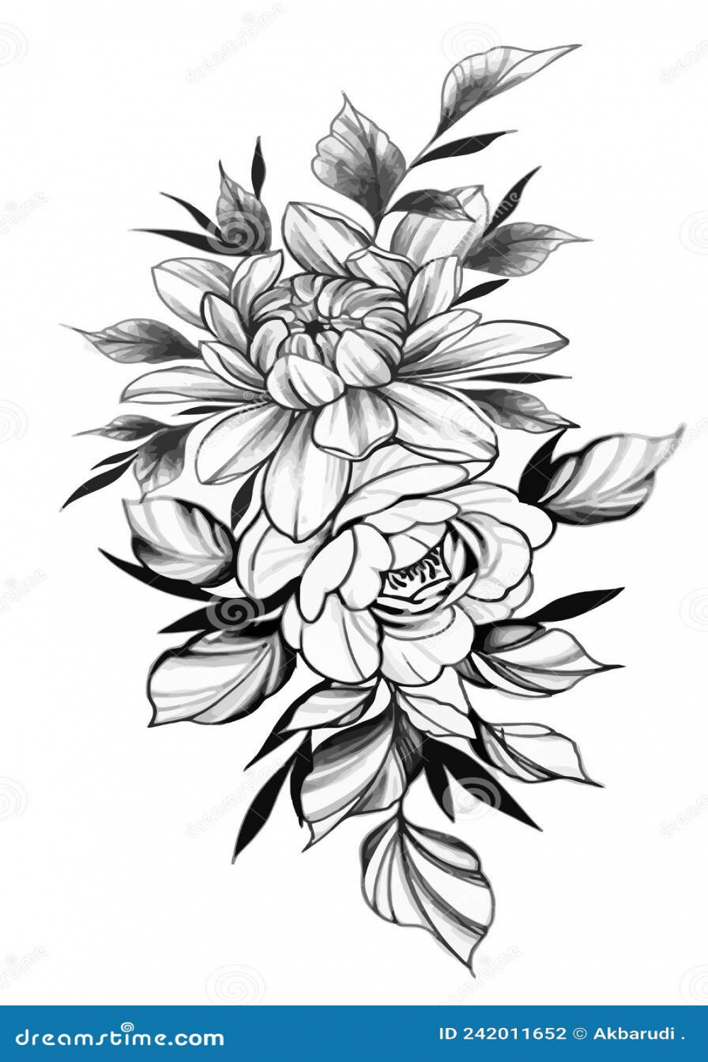 Rose Flower Outline Aesthetic, Rose Beauty Vector, Drawing Sketch