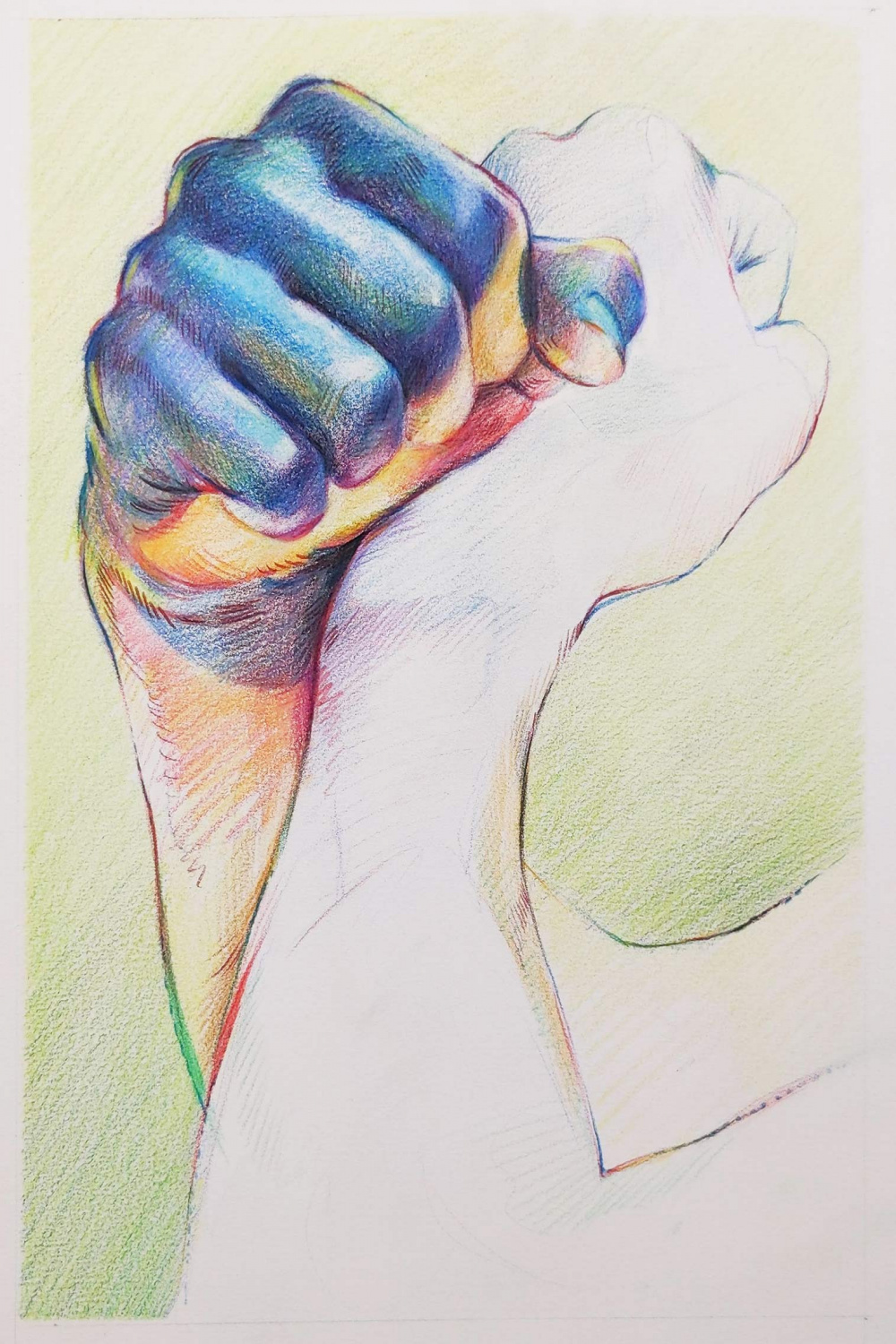 Scott Hutchison – Drawing Hands in Color Pencil