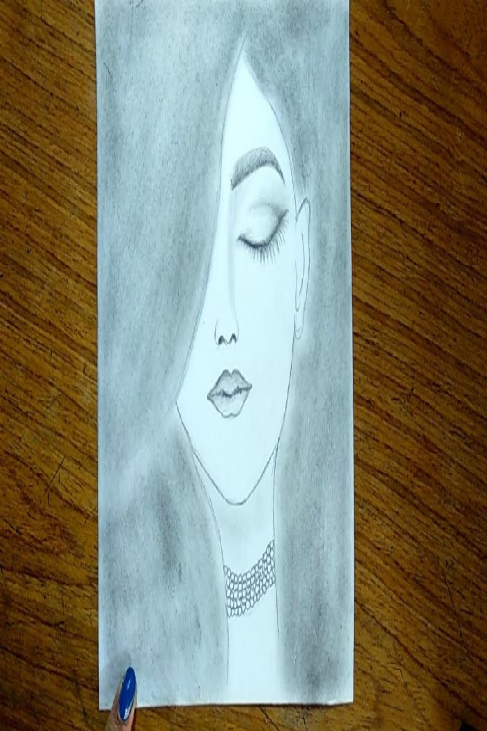 Simple Pencil Drawing - Cute Drawings Of A Girls Picture Easy