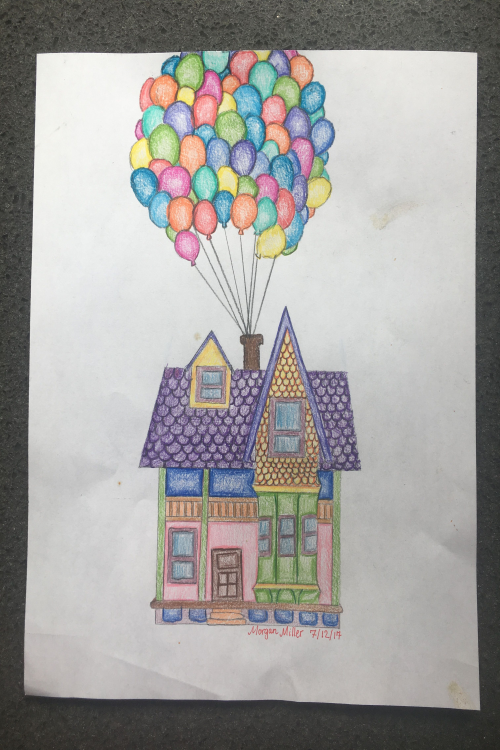 Sketch/drawing of house from up  Easy drawings, Disney art