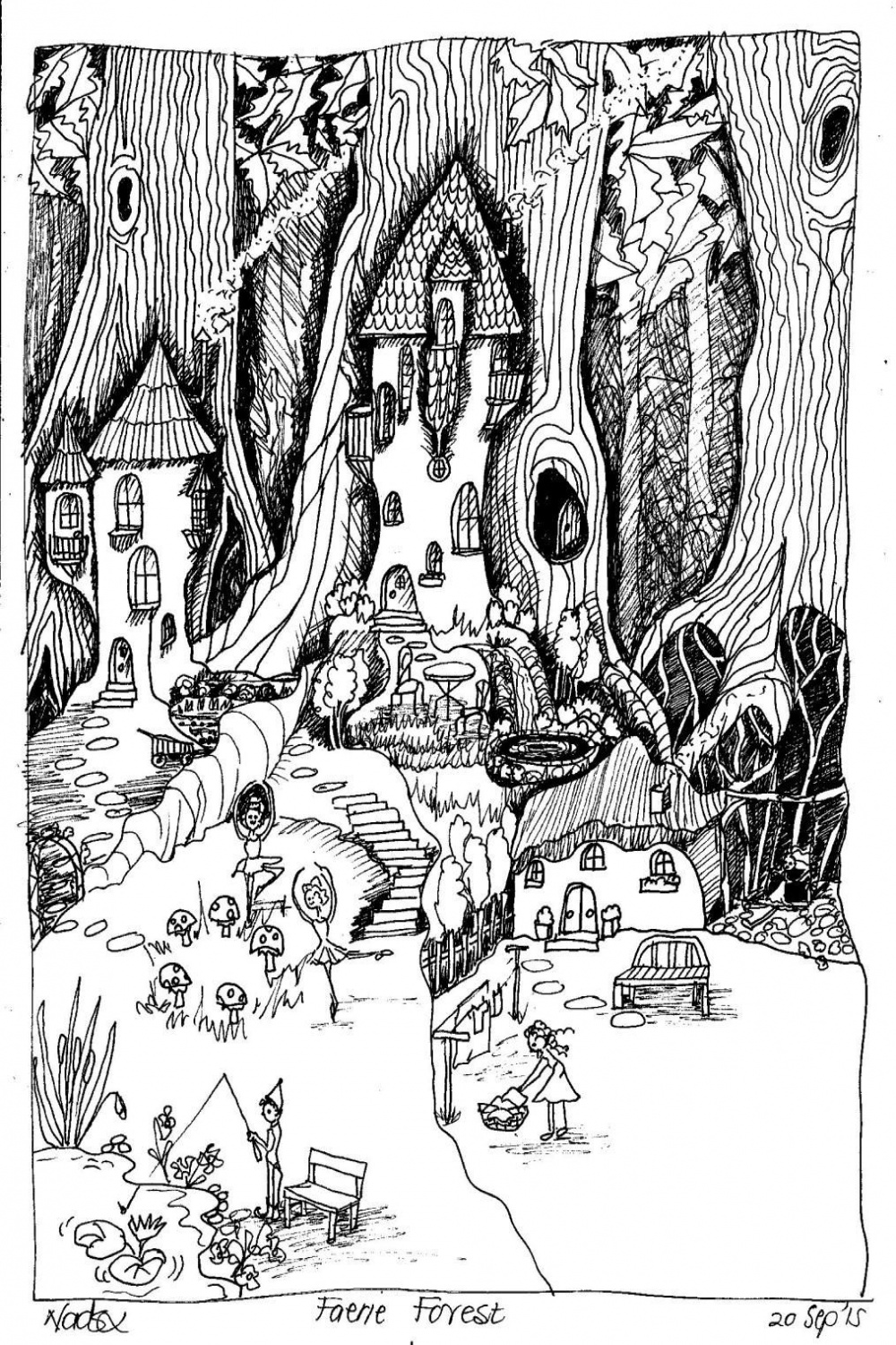 Sketch Tuesday ~ Fairy Land  Fairy land, Fairy, Sketch book