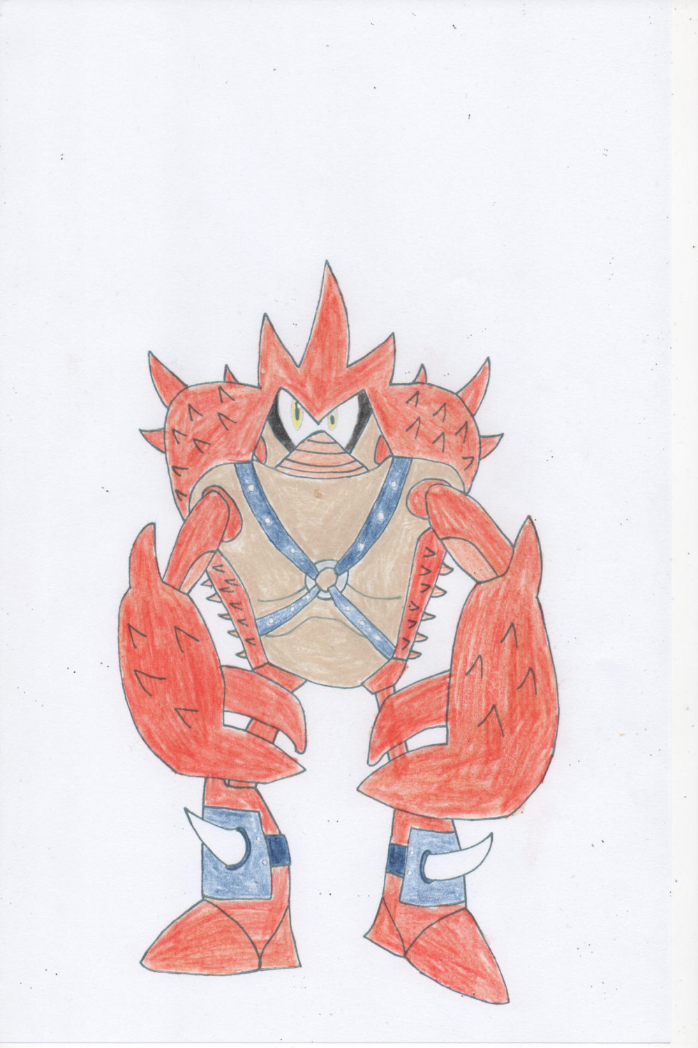 Sonic OC: Smash the King Crab by gold-ring- on DeviantArt