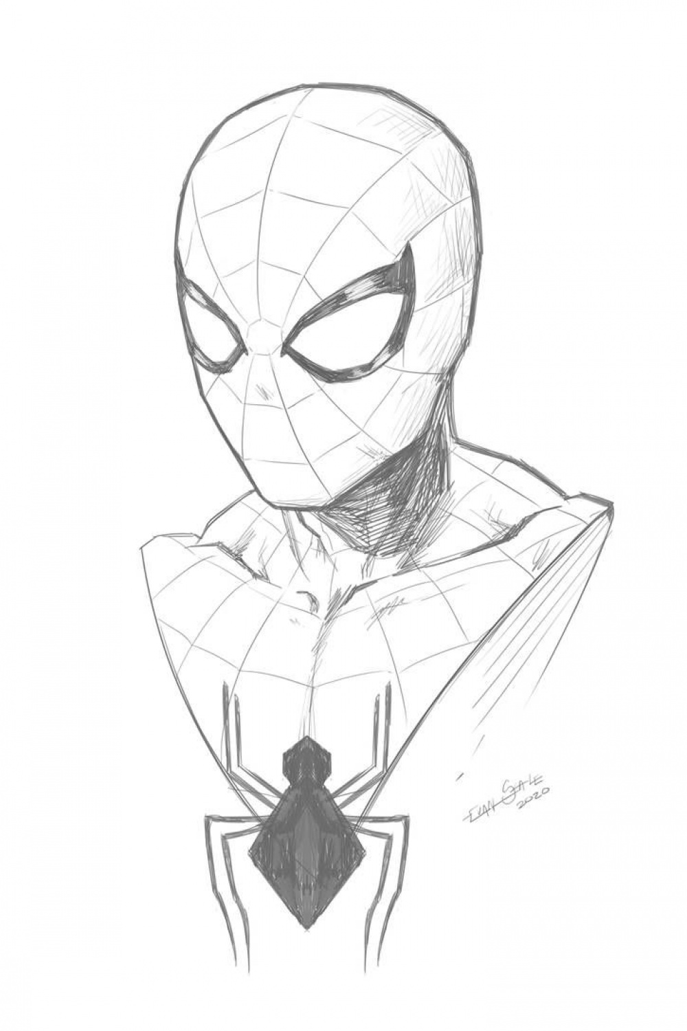 Spider-man by Art-by-Evan on DeviantArt  Desenhando esboços