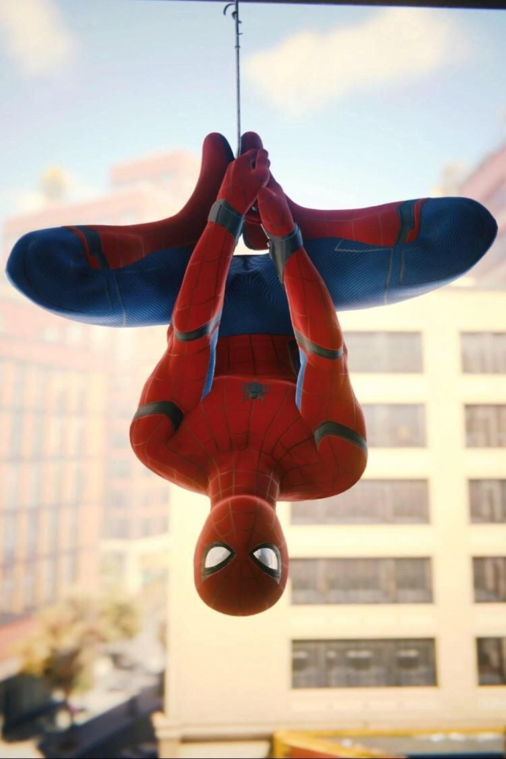 Spider-Man hanging upside down  Homem aranha desenho, Homem