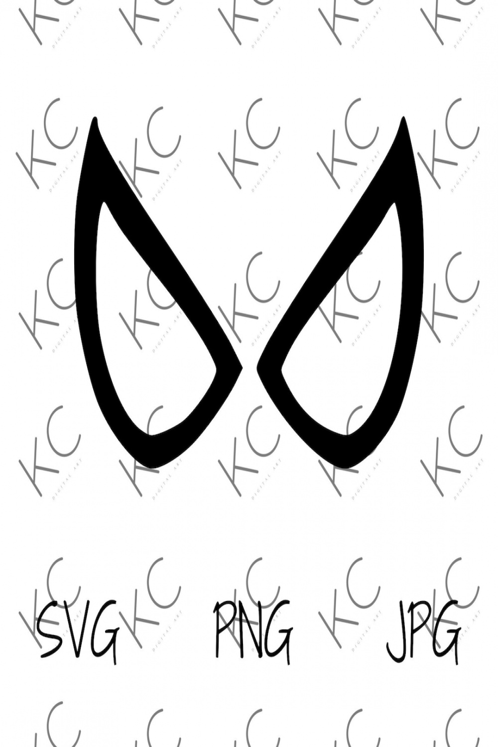 Spiderman Eyes SVG - Etsy Israel