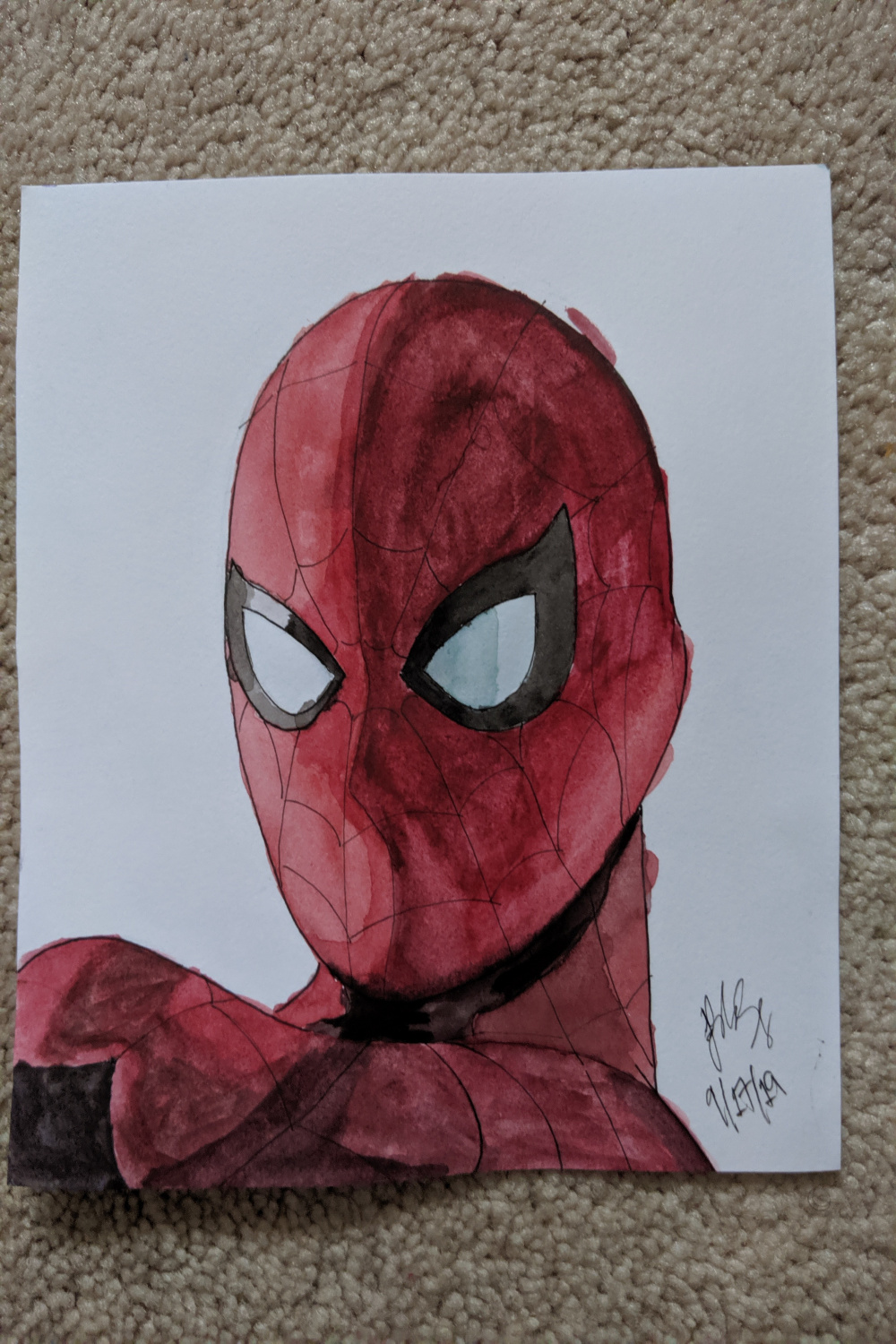 spiderman watercolor by StarsTempestuous on DeviantArt