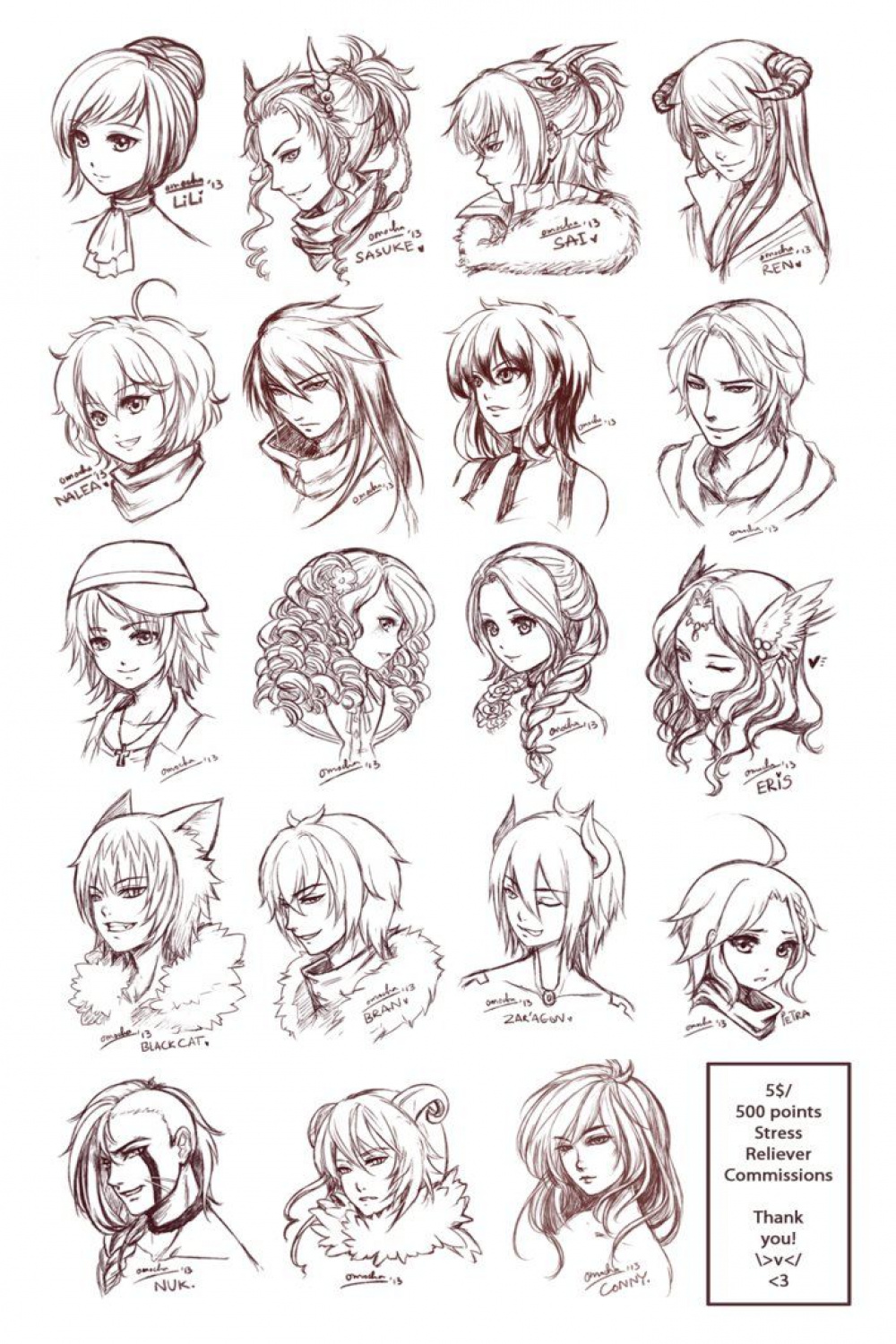 SRC - Batch  Sketch head, Drawing sketches, Anime drawings